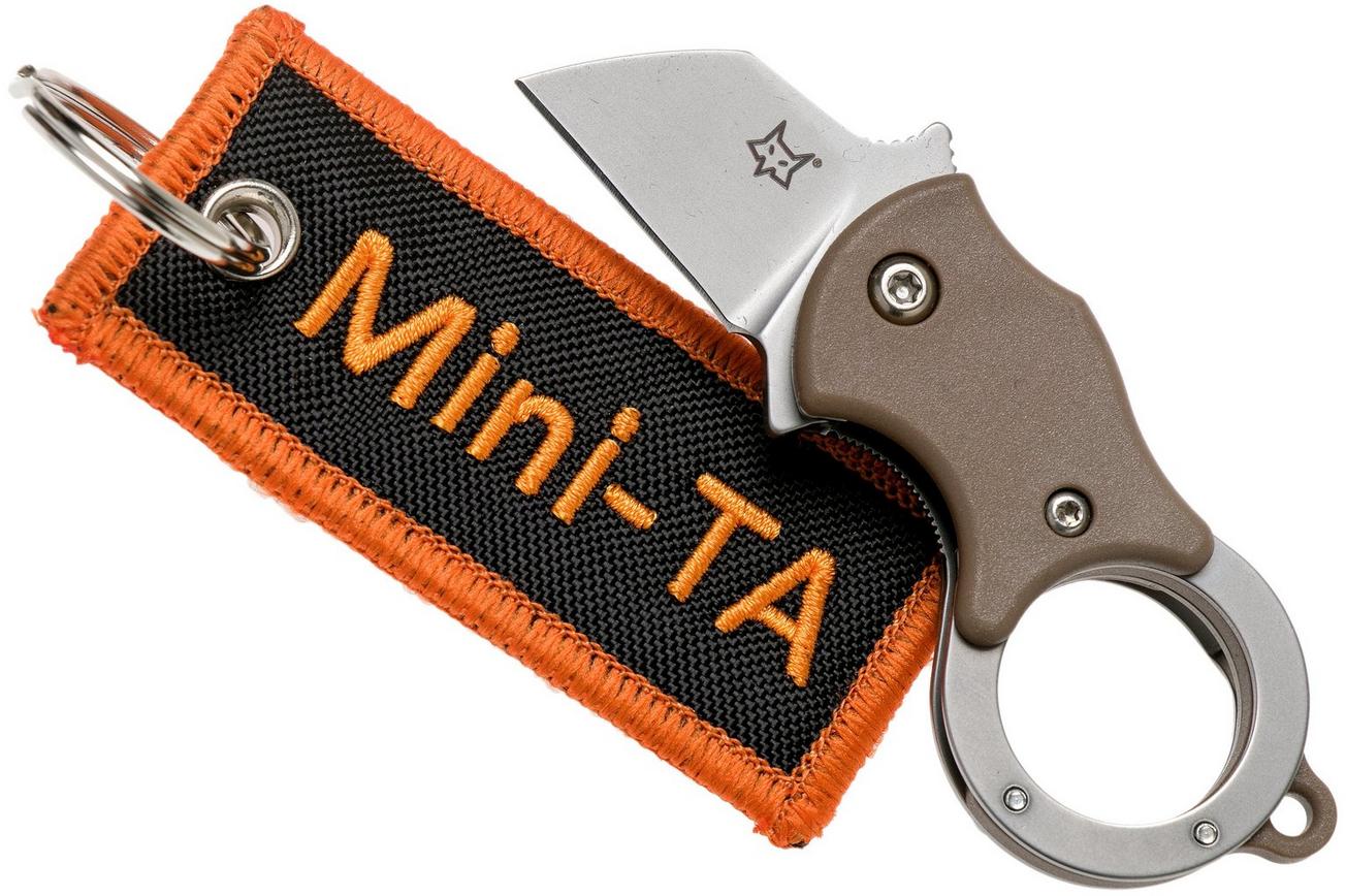 Fox Mini-TA FX-536CB Coyote Brown, sleutelhangermes