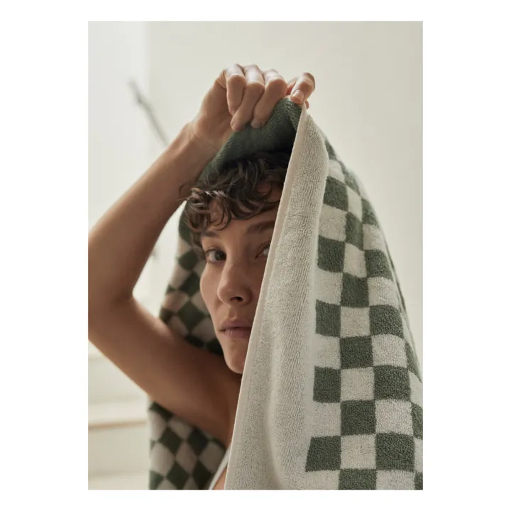 Baina Serviette de plage Roman | Vert