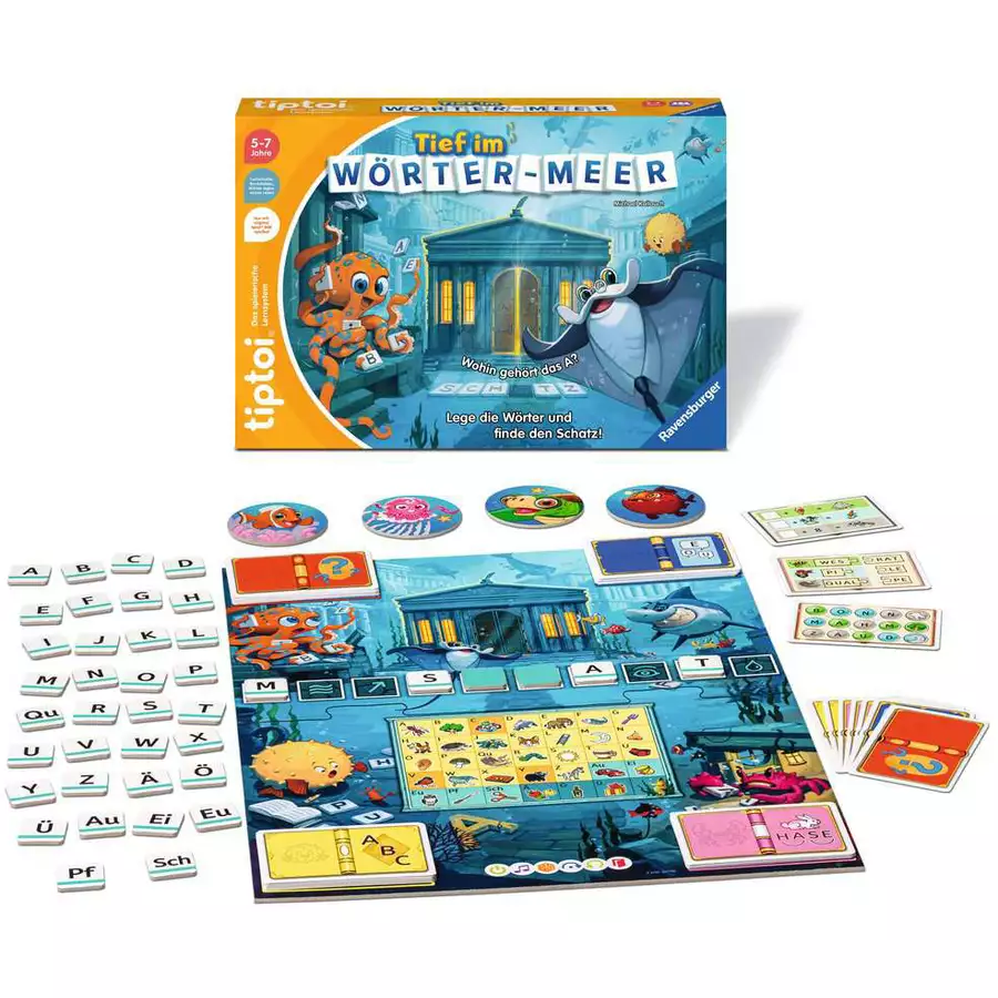 Ravensburger tiptoi® Tief im Wörter-Meer bunt