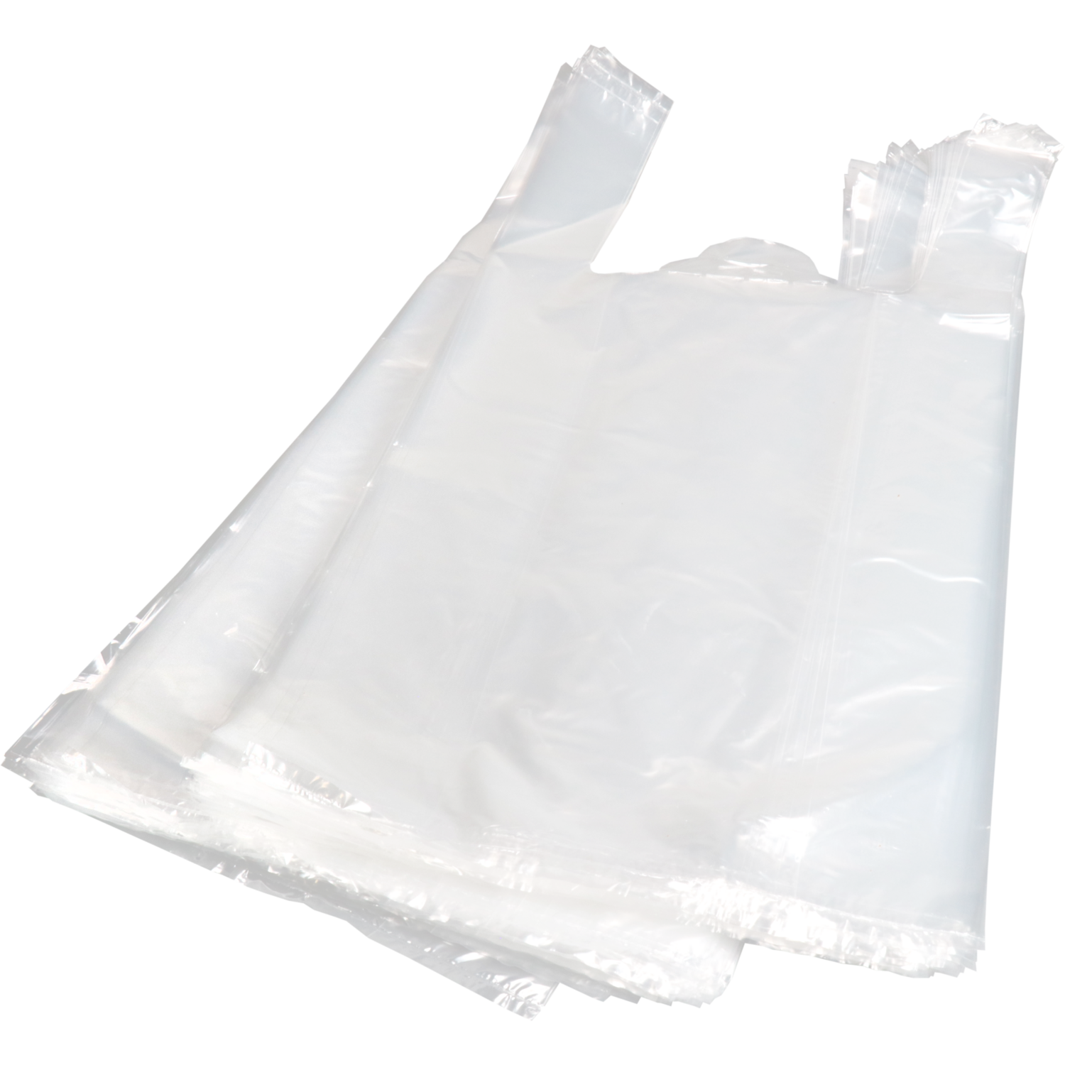 Tas, LDPE, geblokt, 25x 6x50cm, hemddraagtas, transparant
