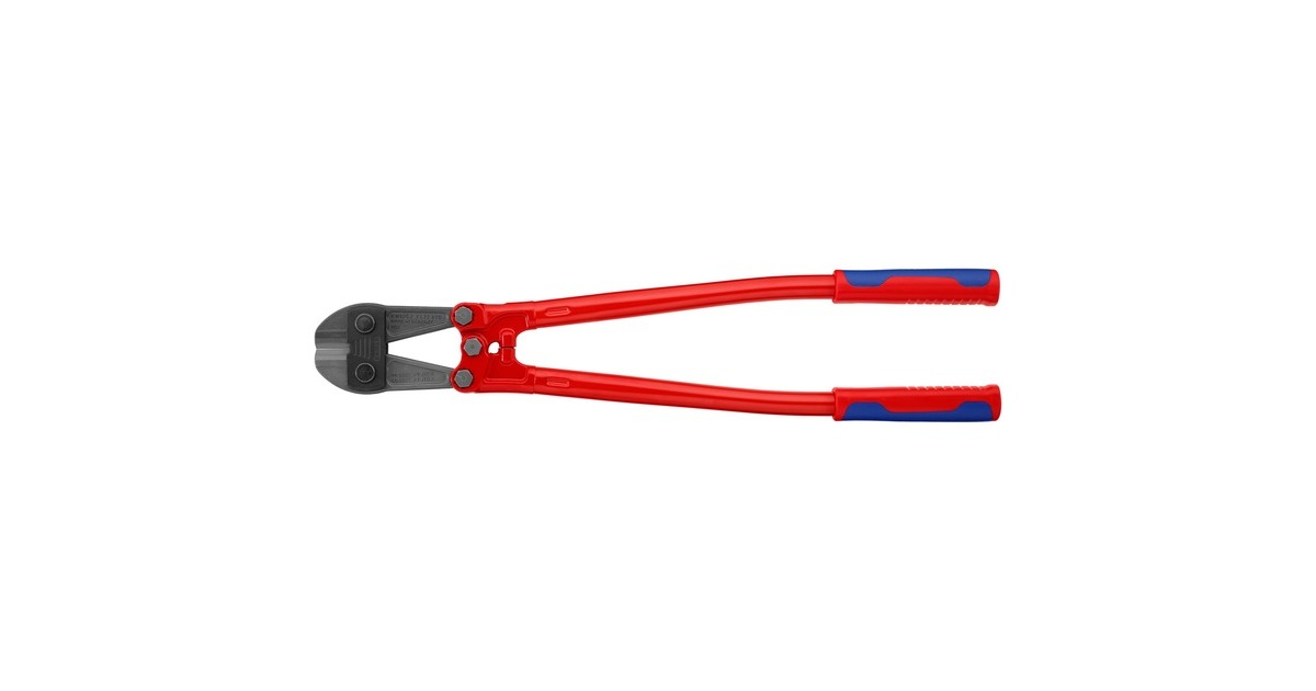 KNIPEXBetonschaar 7172610 kniptang  (Rood/blauw, MIddensnijder, Geschroefd scharnier)