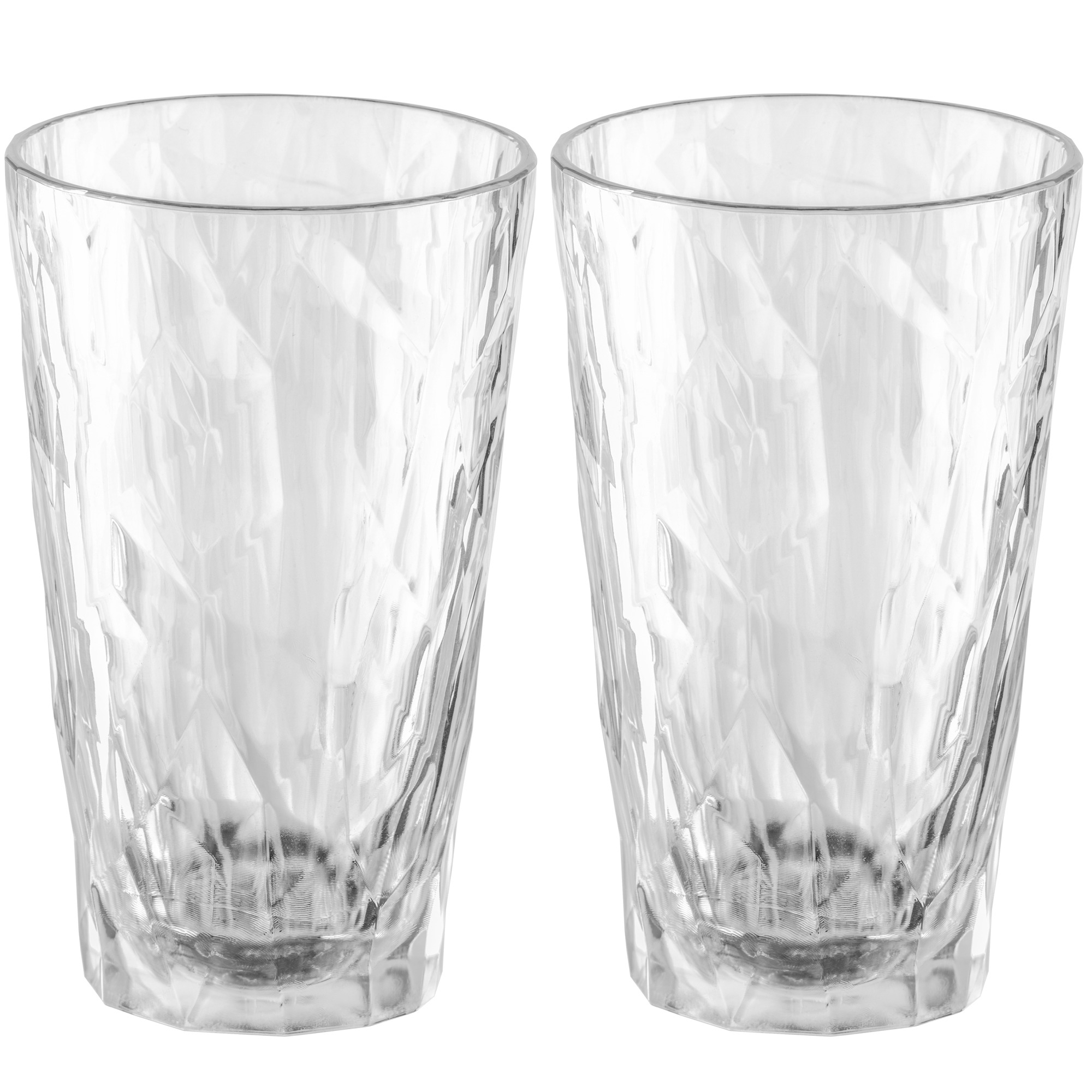 Koziol Longdrink Superglas CLUB No. 6 300 ml 2er Set crystal clear