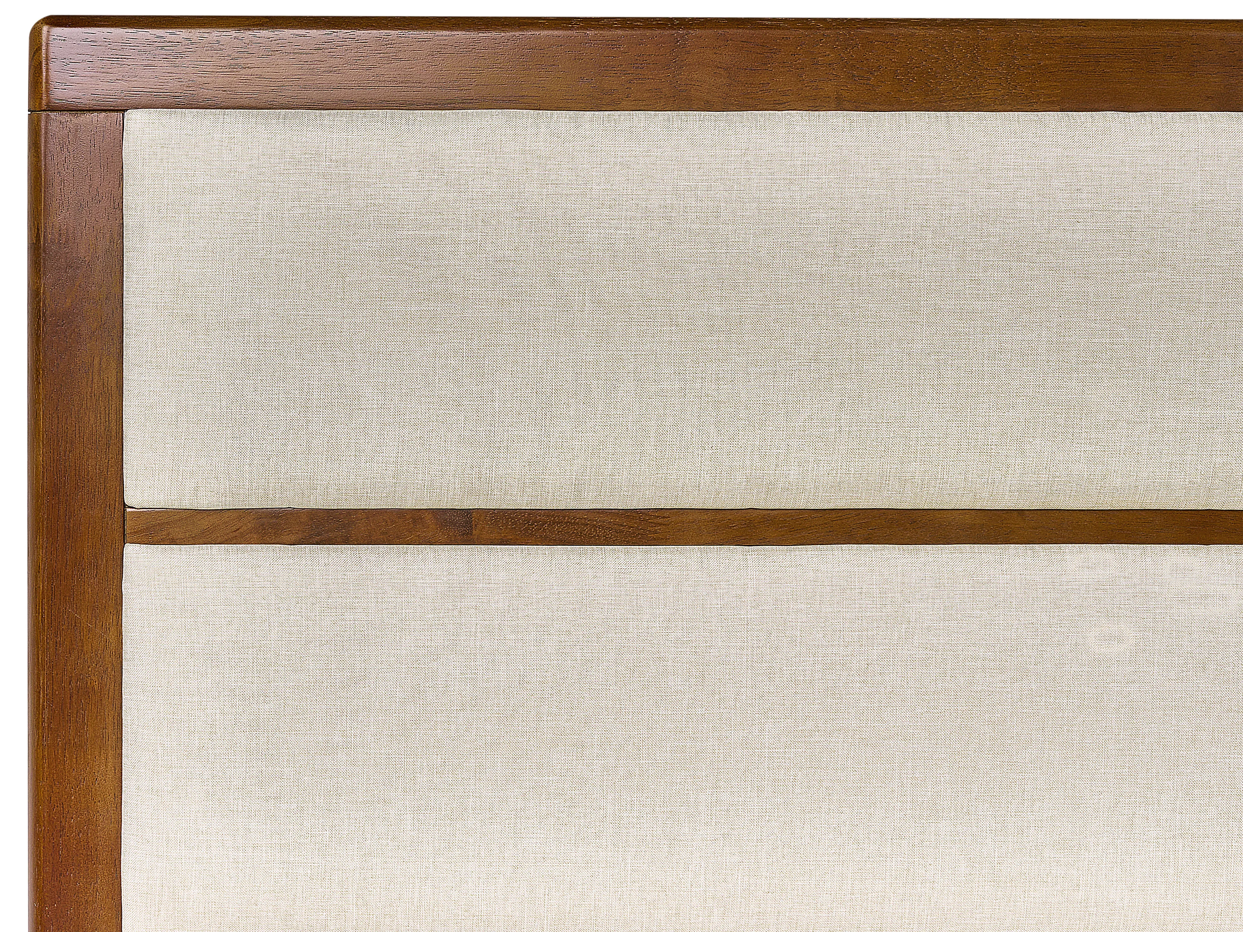 Bed POISSY 180 x 200 cm Donker essenhout