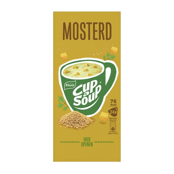 Knorr | Cup-A-Soup Mosterd | 24 x 140 ml