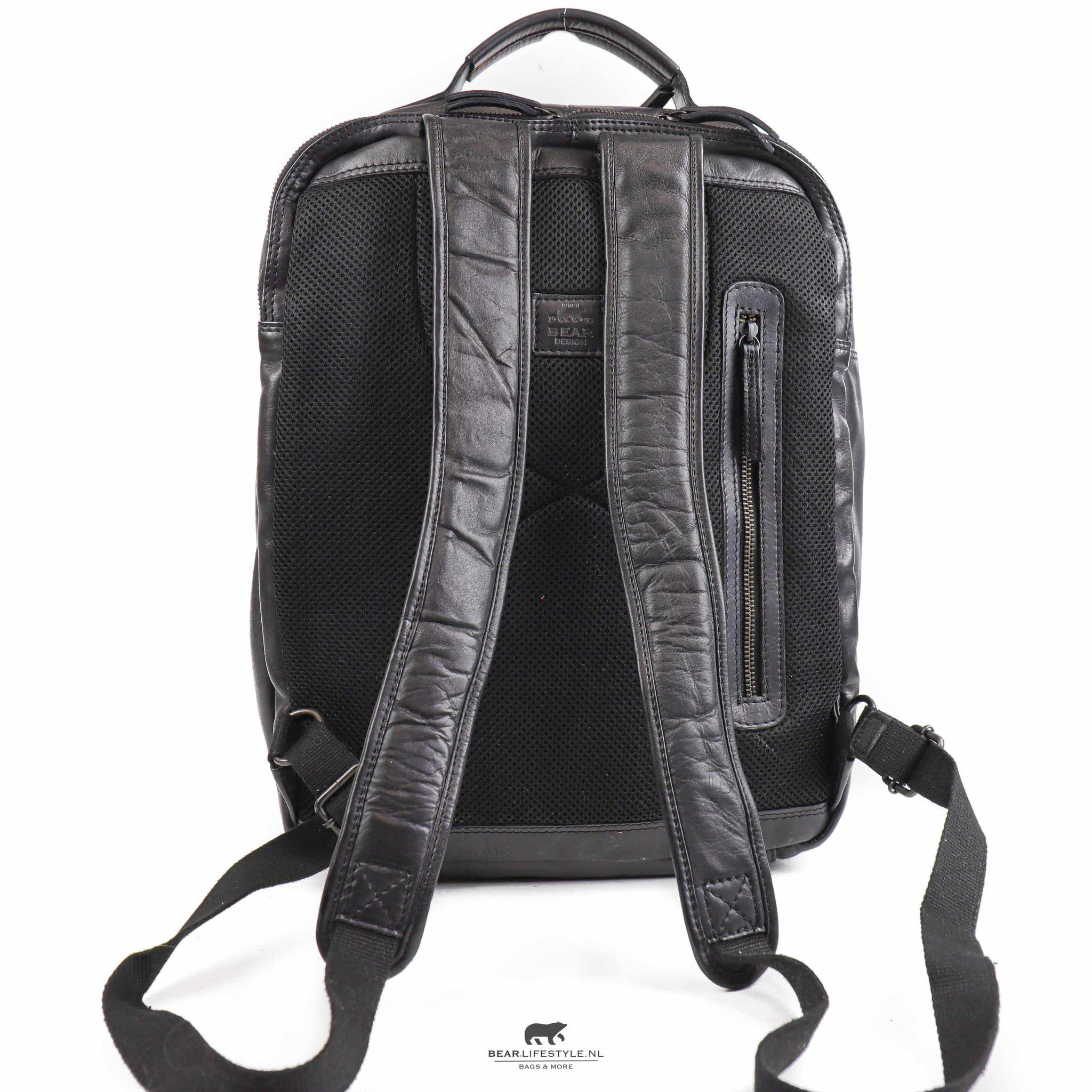 Bear Design Cow Lavato Rugzak Ties 17,3 inch Zwart CL40848