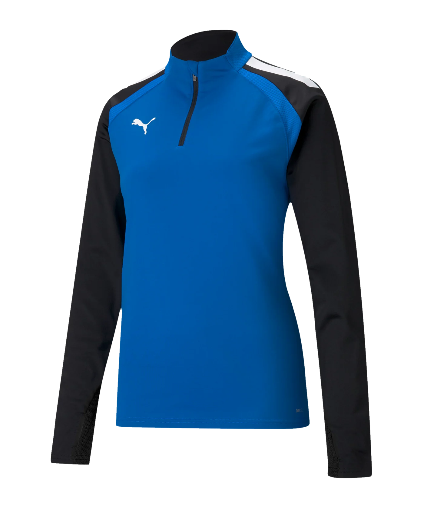 PUMA teamLIGA HalfZip Sweatshirt Damen Blau Schwarz F02