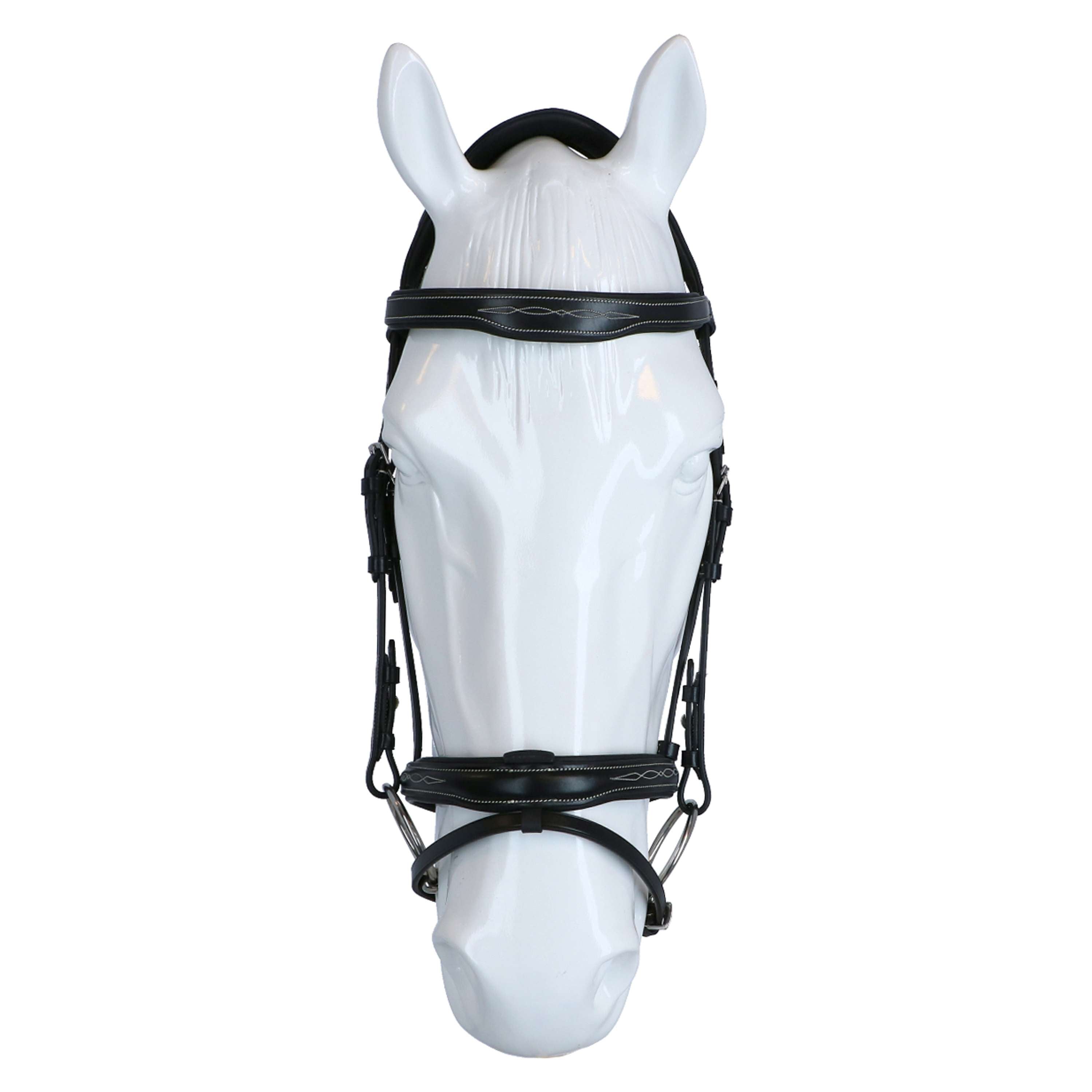 Equiline Hoofdstel JP Anatomisch Light Zwart