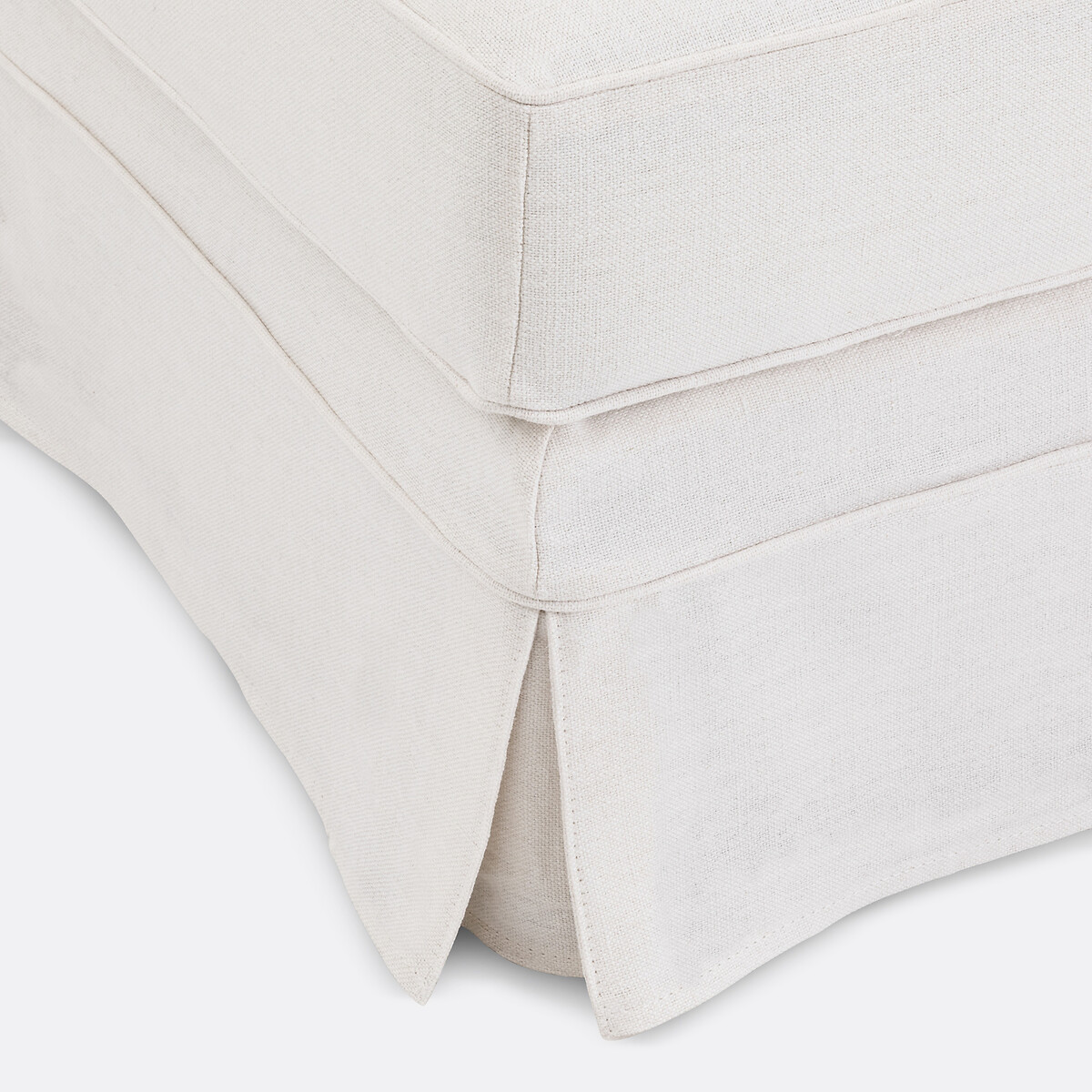 LA REDOUTE INTERIEURS<br>Puff em linho grosso, conforto superior, Adelia