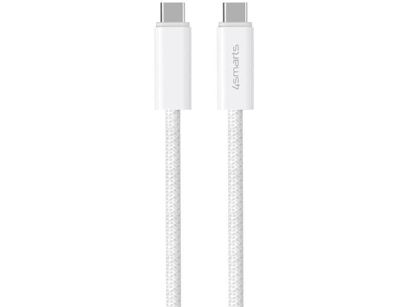 4smarts USB 3.1-Kabel PremiumCord 240W USB C - USB C 1.5 m USB-C Kabel PremiumCord 240W 1.5m weiss, Case Friendly