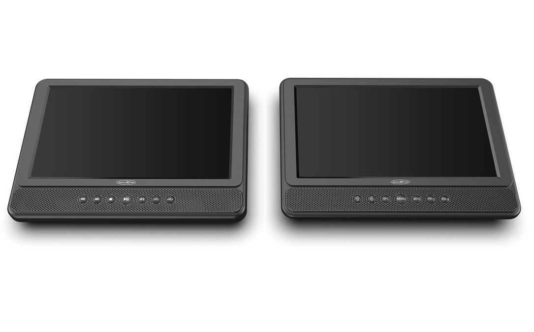 Reflexion DVD1052N hoofdsteun Twin Monitor met DVD-speler