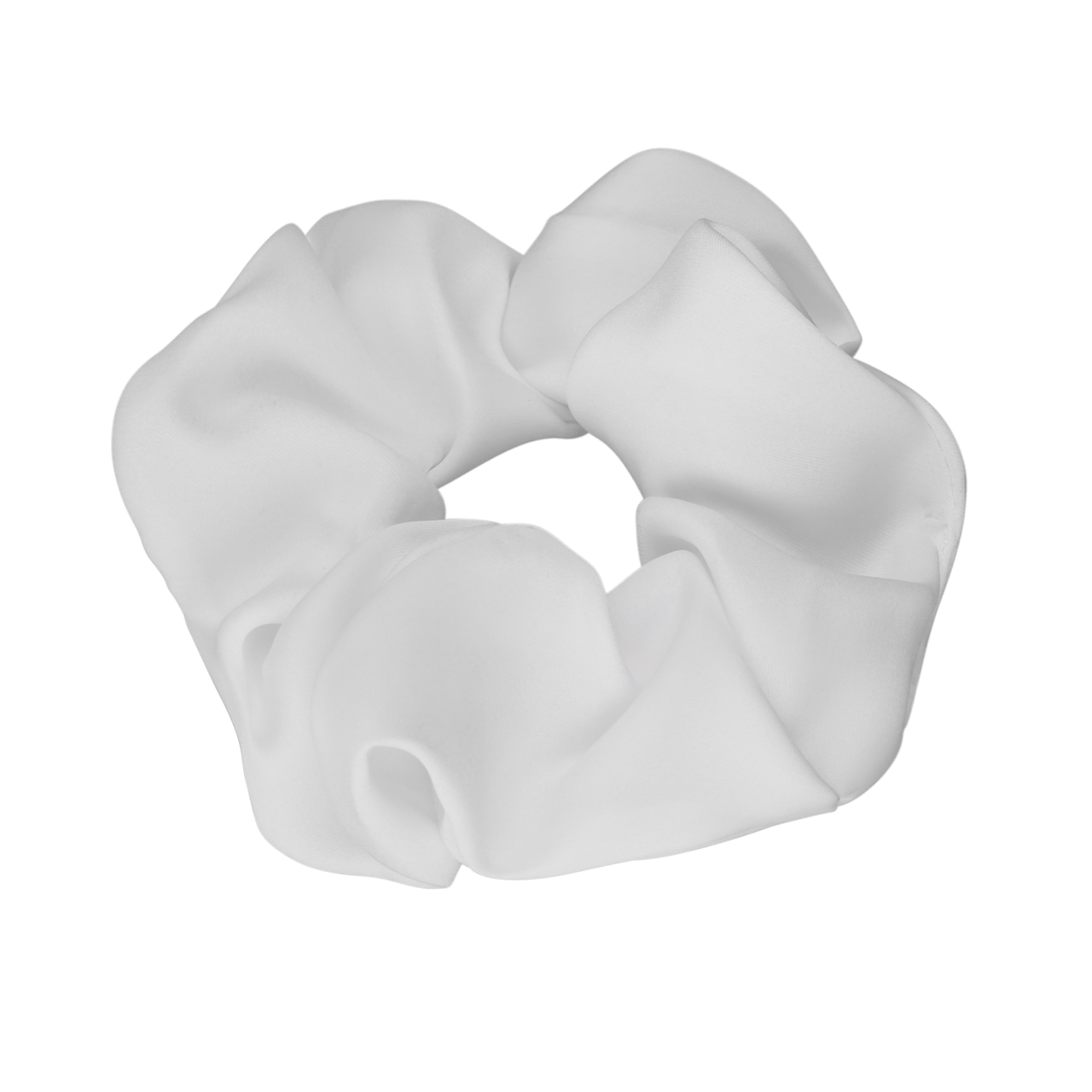 Witte scrunchie
