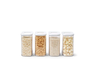 Modula set bewaardozen 4x 1500 ml - wit