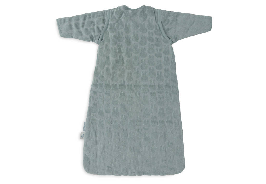 slaapzak met afritsbare mouw Miffy Jacquard - Sea Green