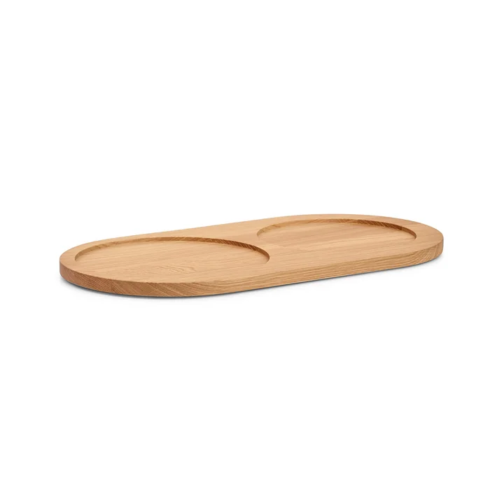 MiaCara - Doppio Hundenapfset mit Holztablett, beton