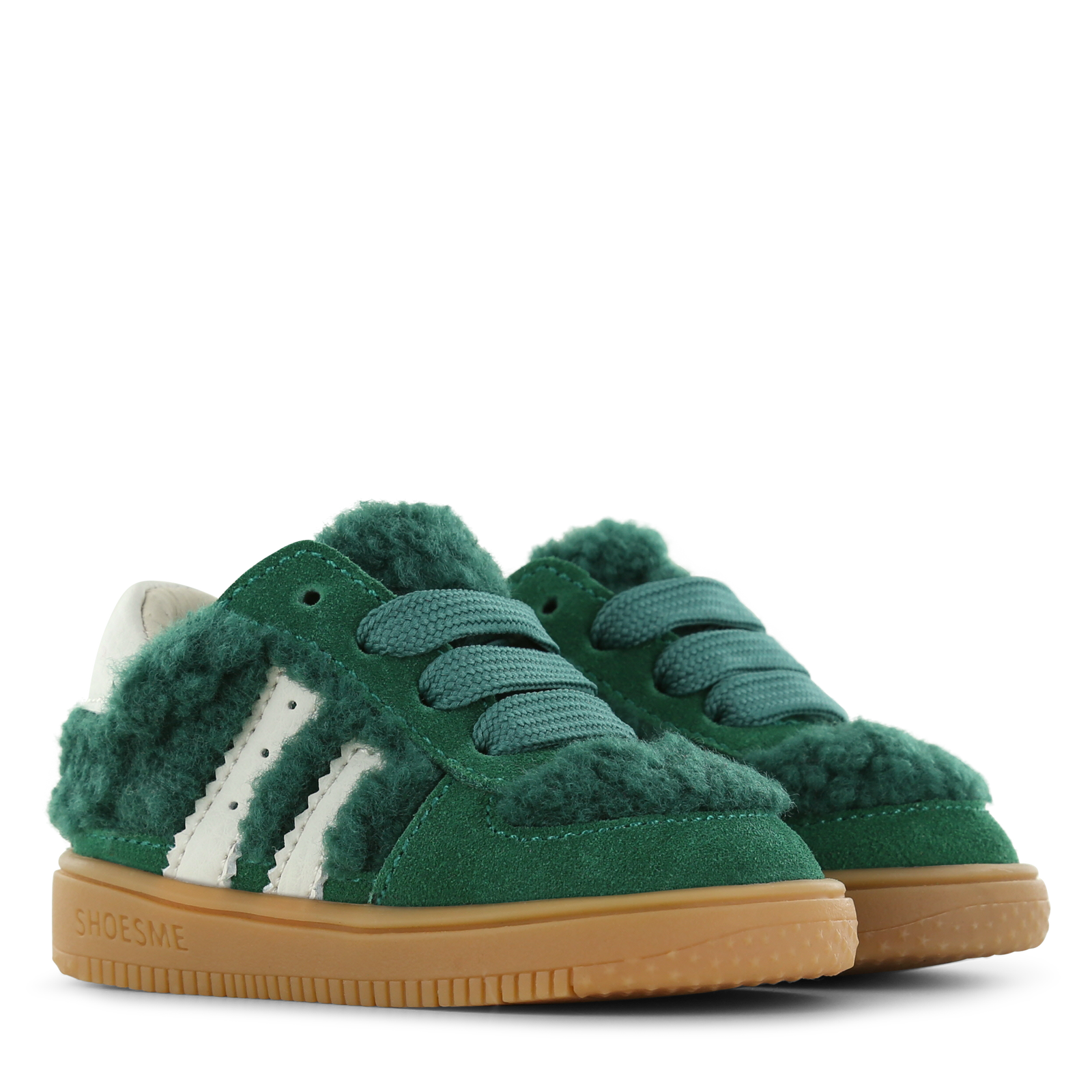 Shoesme grüner Teddy Sneaker