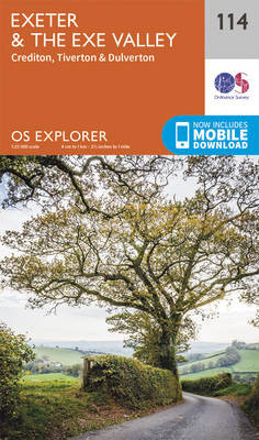 Exeter and the Exe Valley - OS Explorer Map 114 (Sheet map, folded)