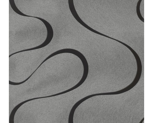 Vliesbehang 53340 Colani VISIONS abstract grijs zilver