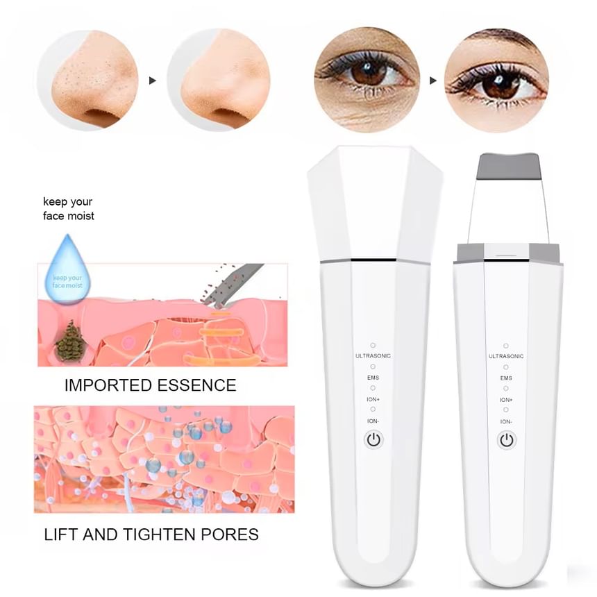 Beautyronics - USB oplaadbare EMS gezichtsreinigingsspatel