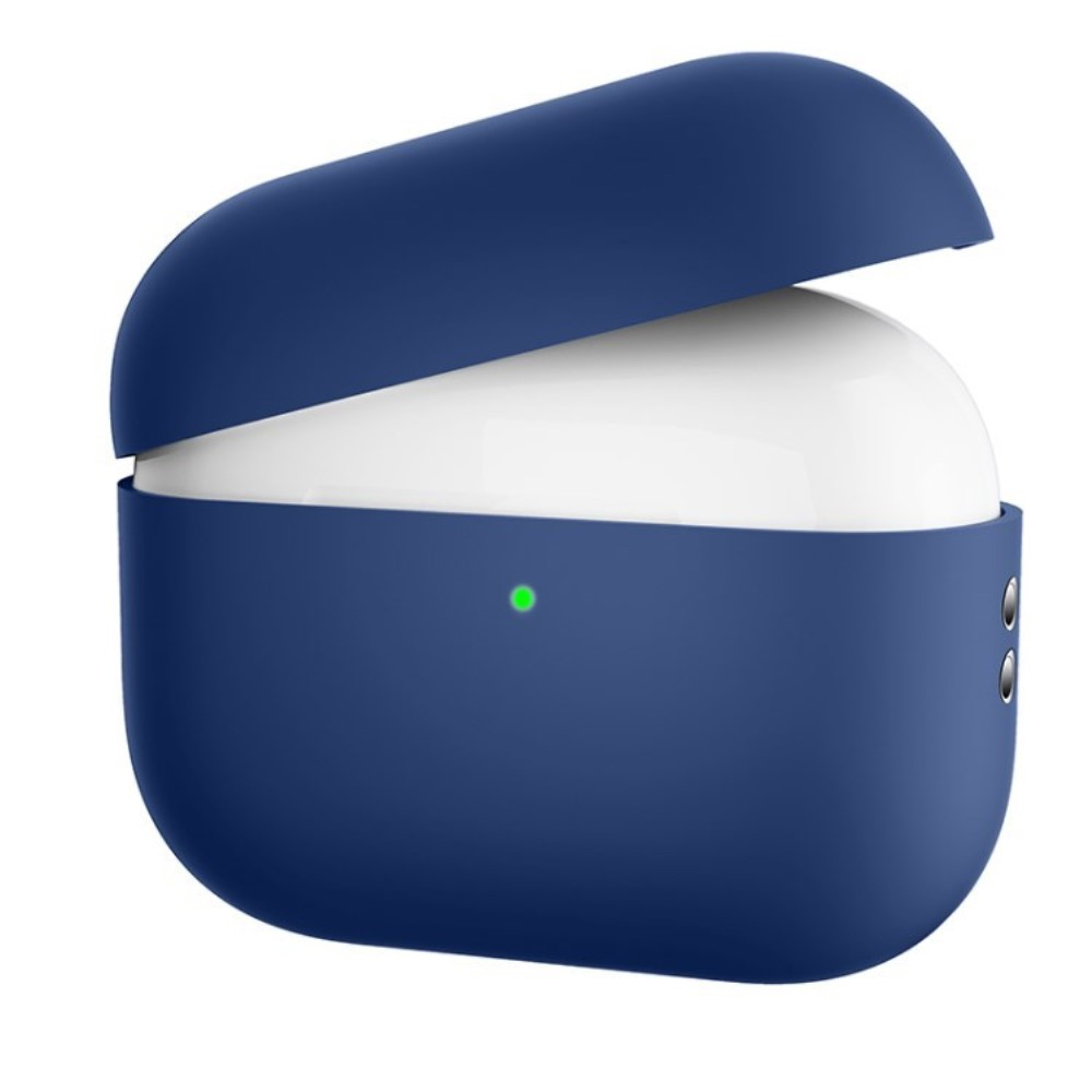 AirPods Pro 2 / AirPods Pro Silikon Case Schutzhülle Abdeckung - Dunkelblau (Matt)