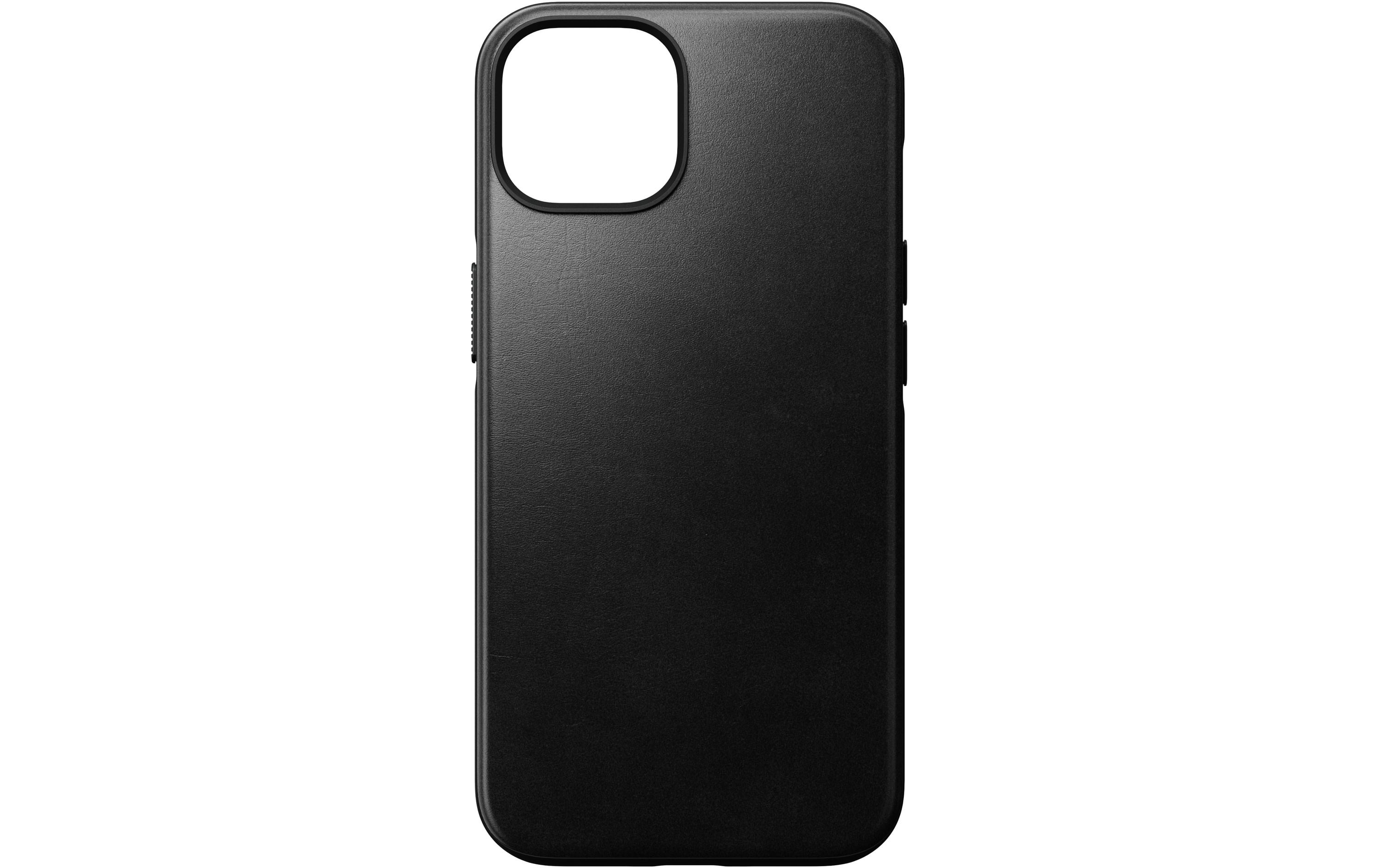 Back Cover Modern Leather Horween iPhone 14 Plus SchwarzModerne Schutzhülle aus Horween Leder für das Apple iPhone 14 Plus