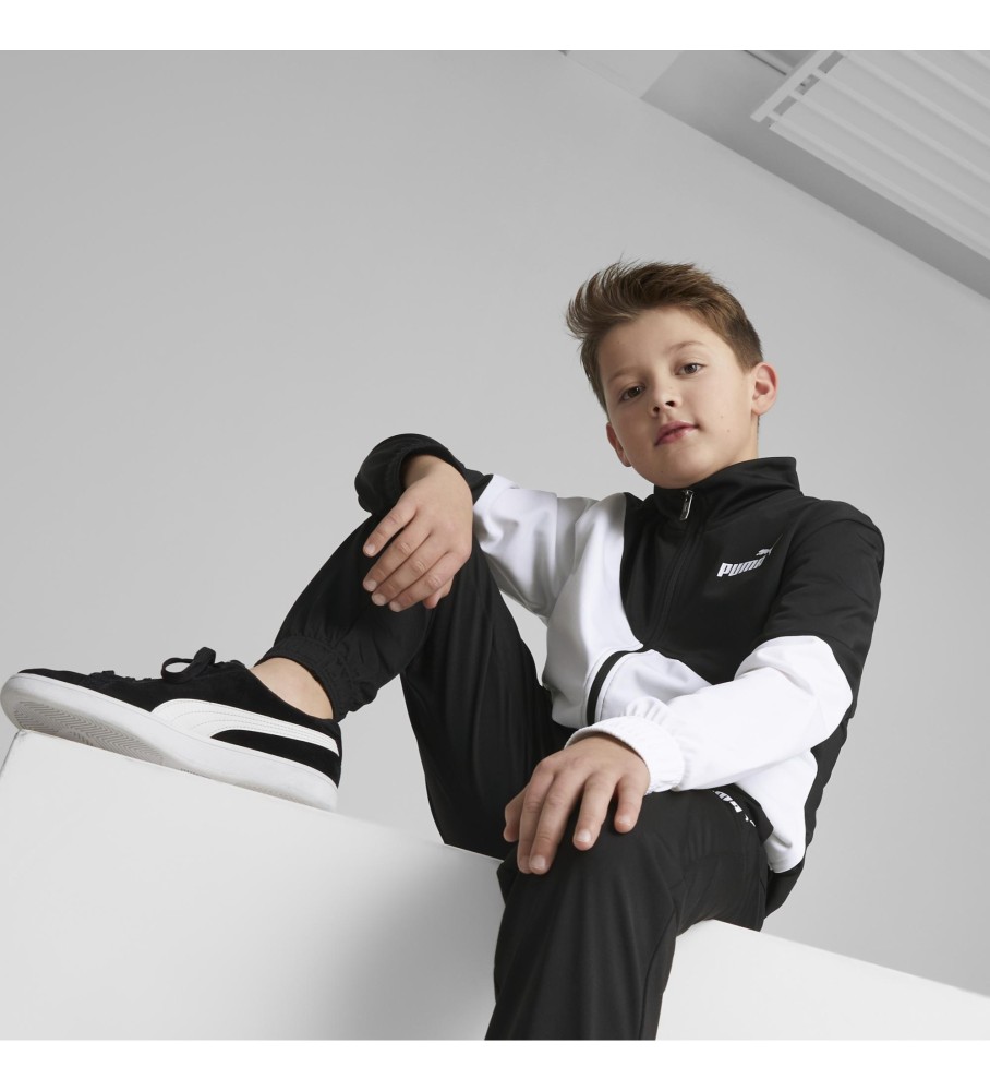 Conjunto de treino preto Puma Power Cat