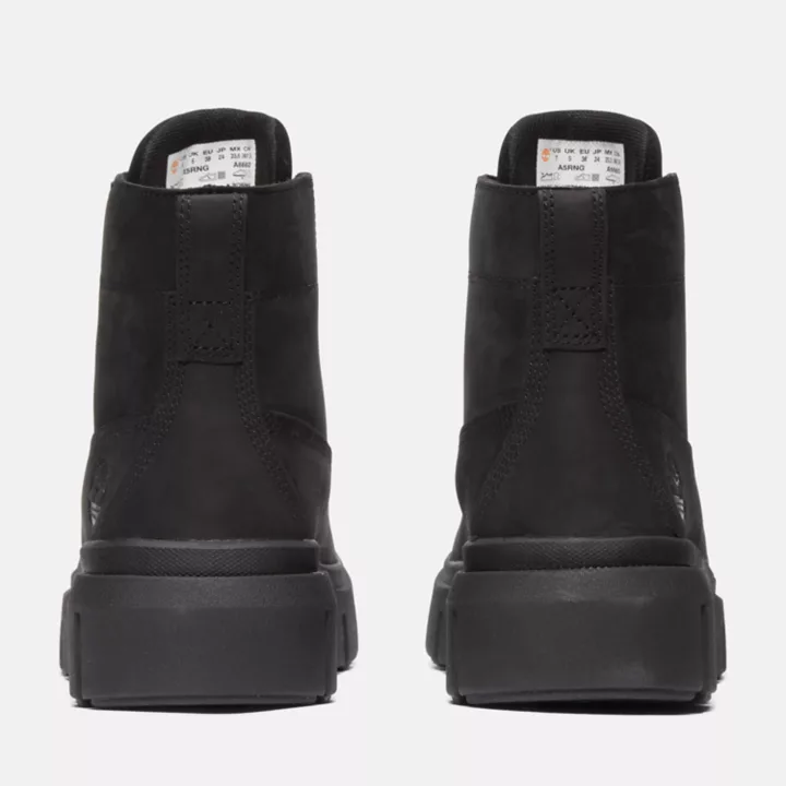 Bottine en cuir Greyfield pour femme en noir