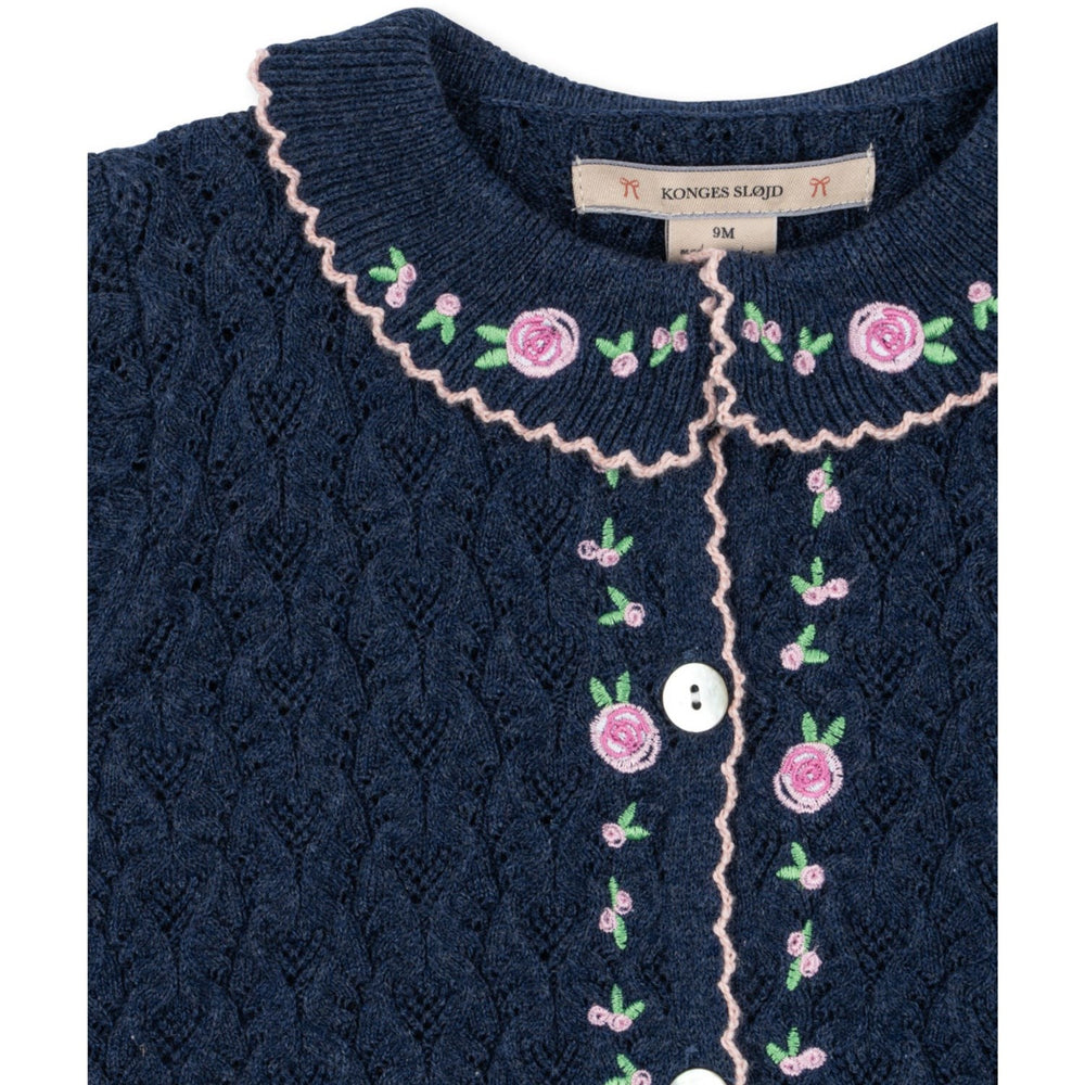 Køb Konges Sløjd Ensign Blue Rosier Cardigan
