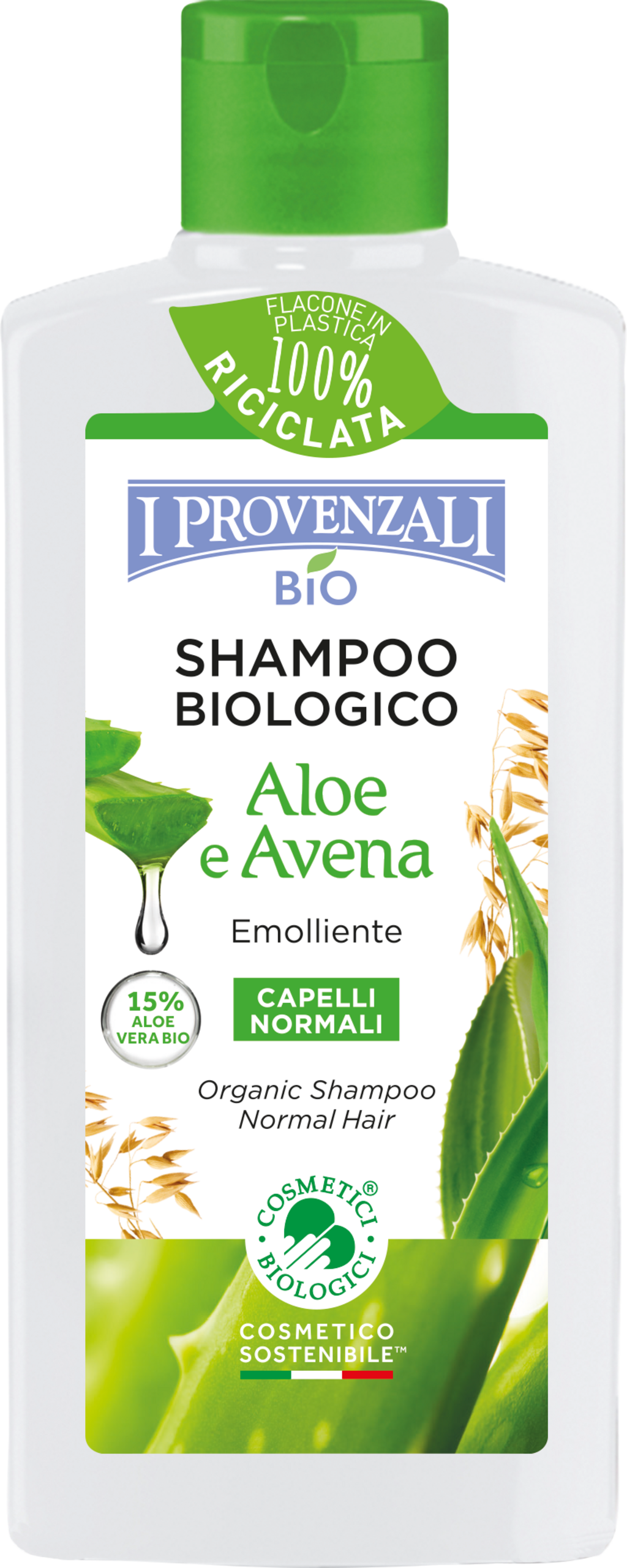 I PROVENZALI  Aloe & Hafer Shampoo, 250 ml