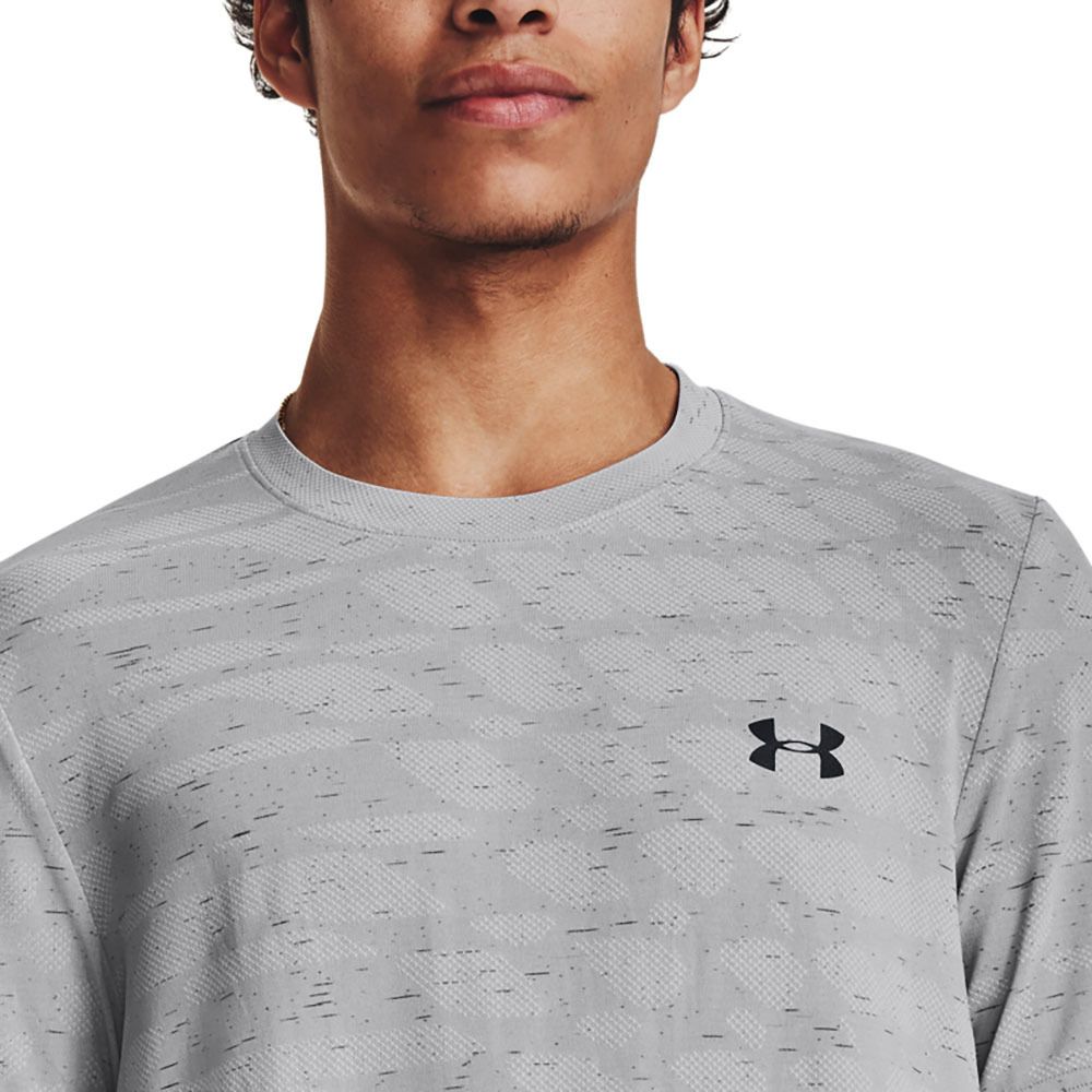 Under Armour SEAMLESS RIPPLE - Maillot Homme gris