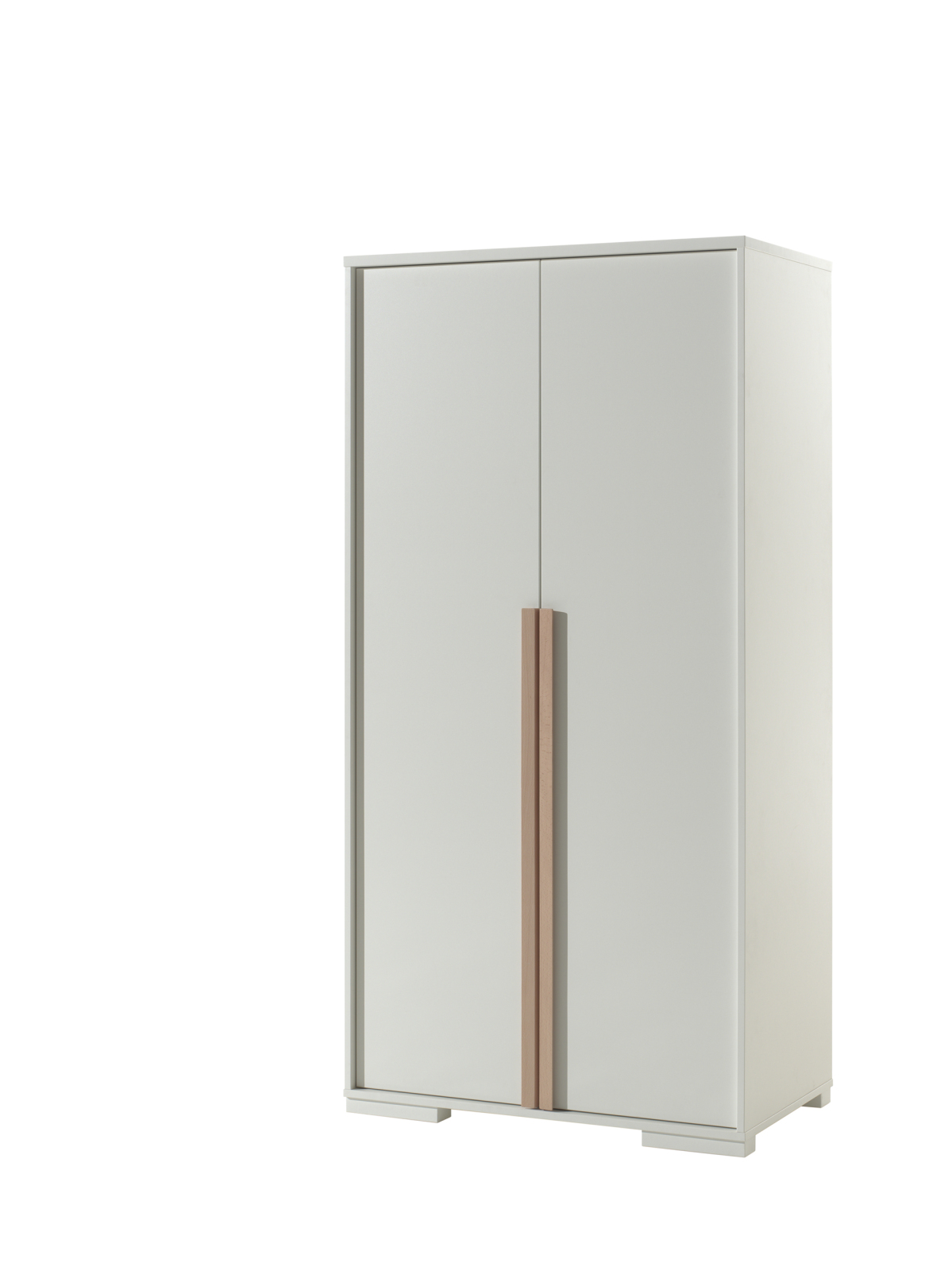 Kleiderschrank LONDON - weiß - 98 cm breit