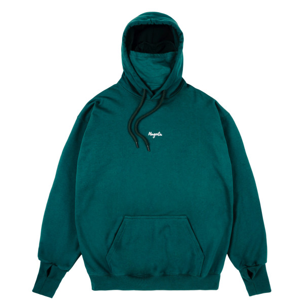 SWEAT À CAPUCHE MASQUE - OLIVE