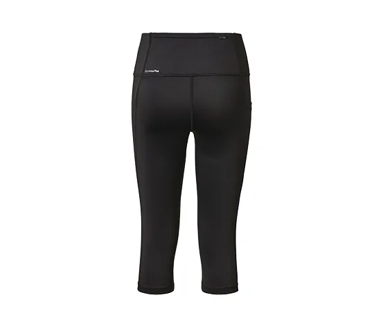 3/4-Sporttight, schwarz