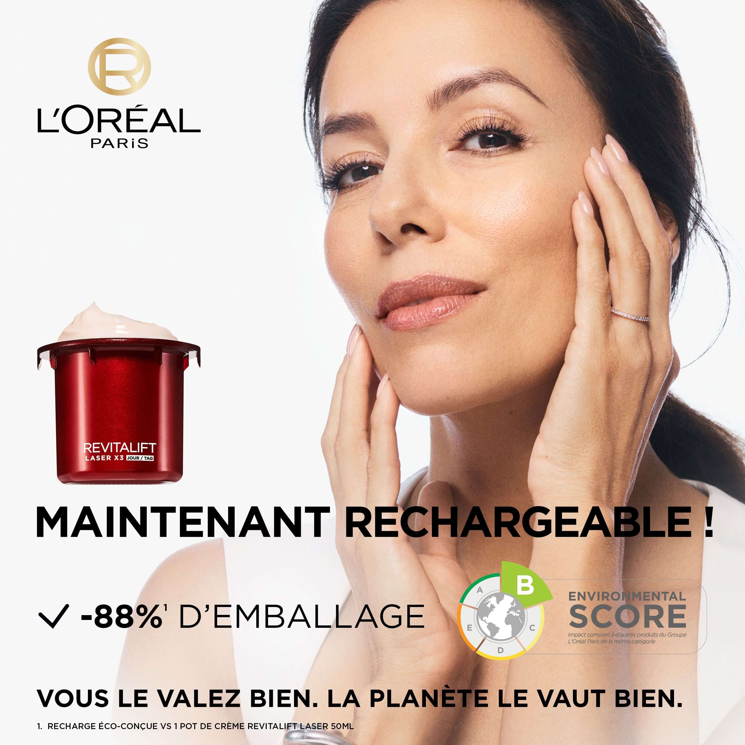 Revitalift Laser   Soin Profond Visage Anti-Âge à l'Acide Hyaluronique, Pro-Rétinol et Vitamine C - L'Oréal Paris