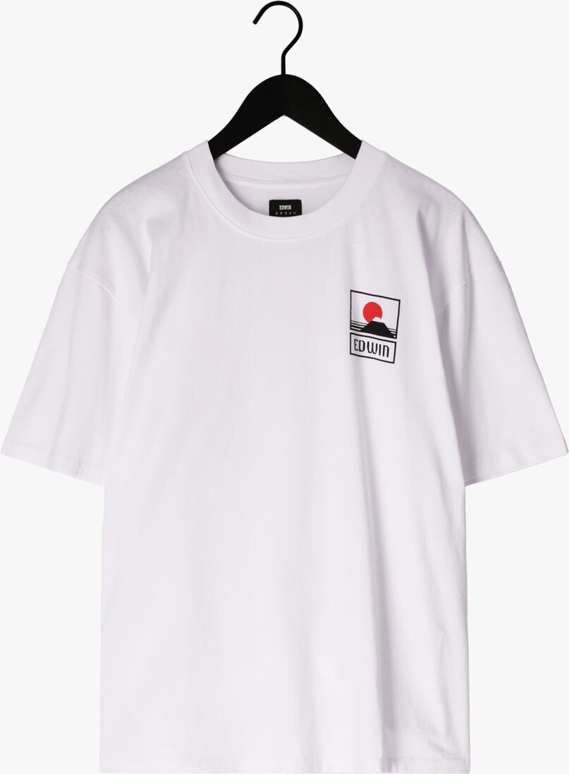 EDWIN witte edwin t-shirt sunset on mt fuji ts single jersey