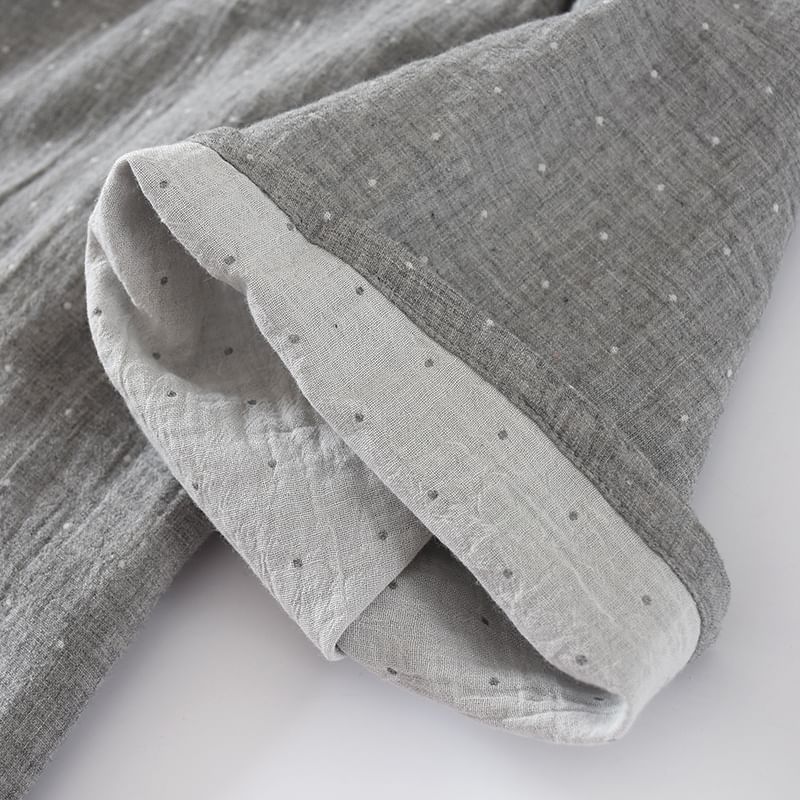 Finlies - Gestippelde Kimono Pyjama Robe