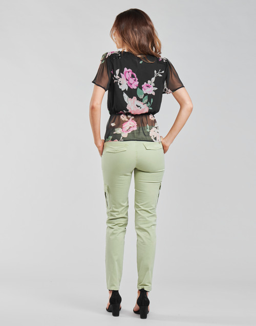Guess - SS NEREA TOP - Noir / Multicolore