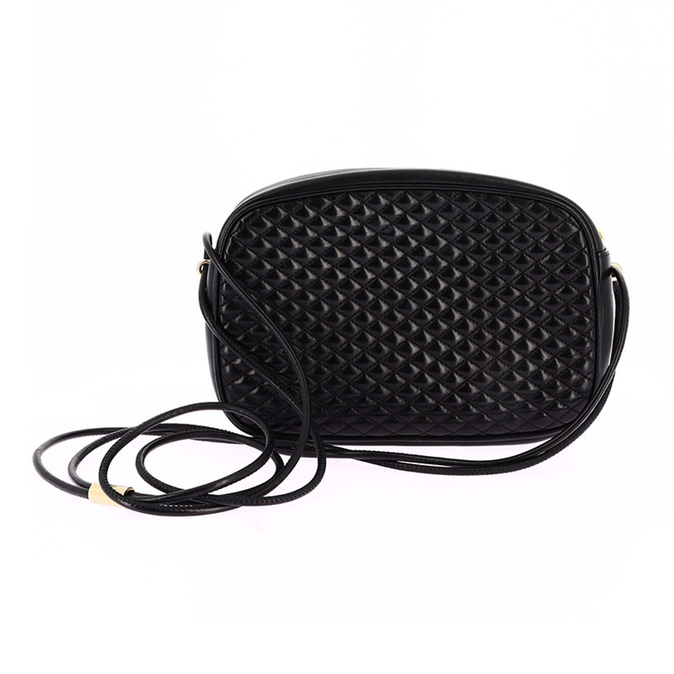 Saint Laurent Sac bandoulière Caméra en Cuir d'Agneau noir - Très bon état - L.21 cm