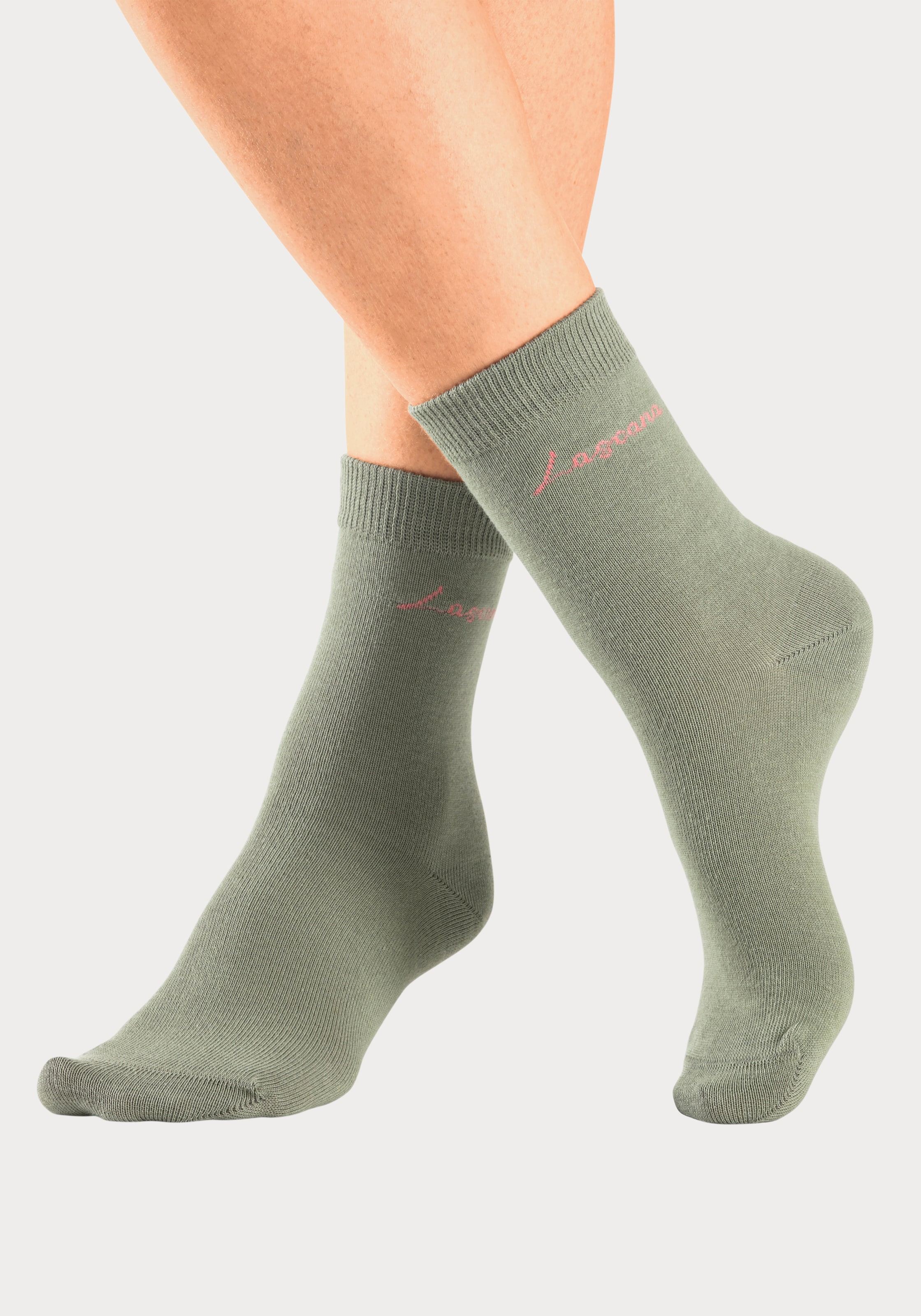 LASCANA Basicsocken Box, 4 Stk. tlg. in ansprechender Geschenkbox