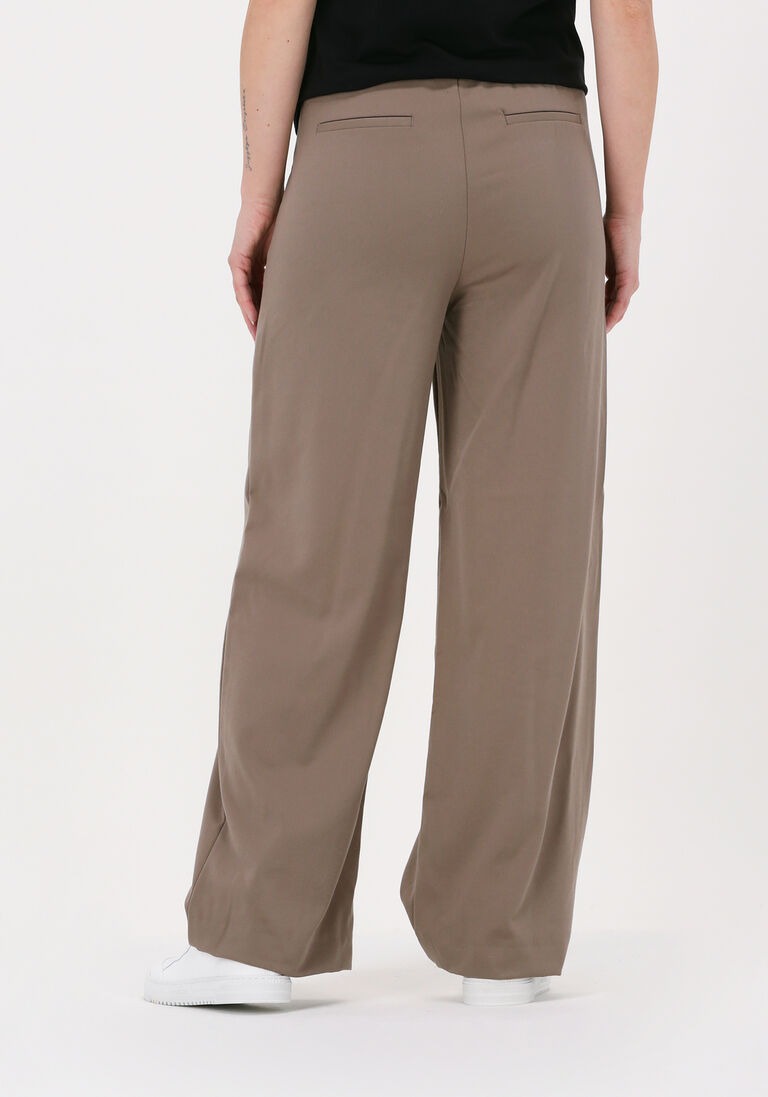 OBJECT taupe object wijde broek objlisa wide pant