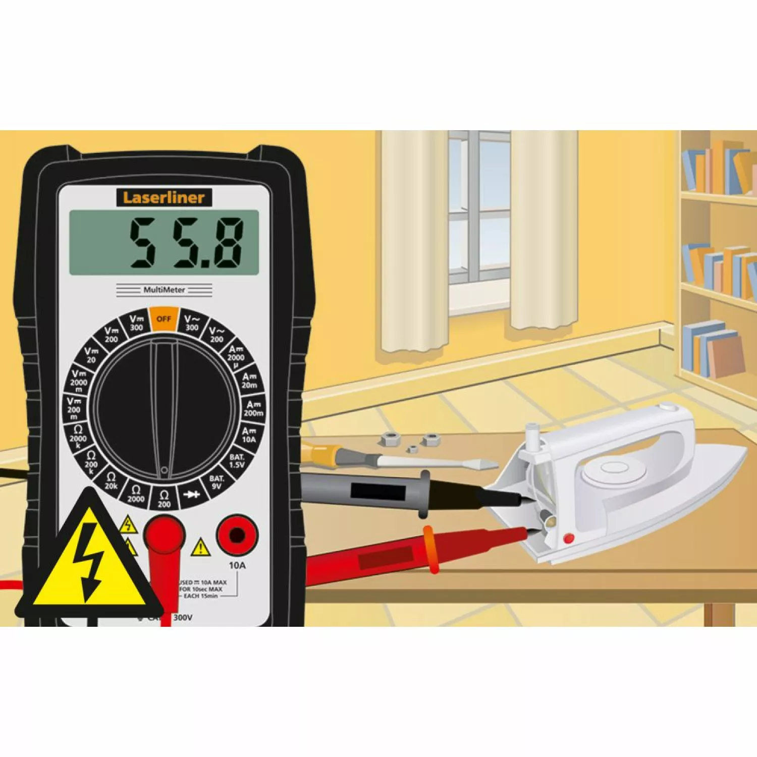 Laserliner MultiMeter - Digitaal - AC/DC 300V & 10A
