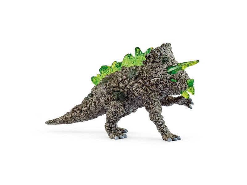 Schleich Spielzeugfigur Eldrador Creatures Steintriceratops Spielfigur mit drei angsteinflössenden Hörnern