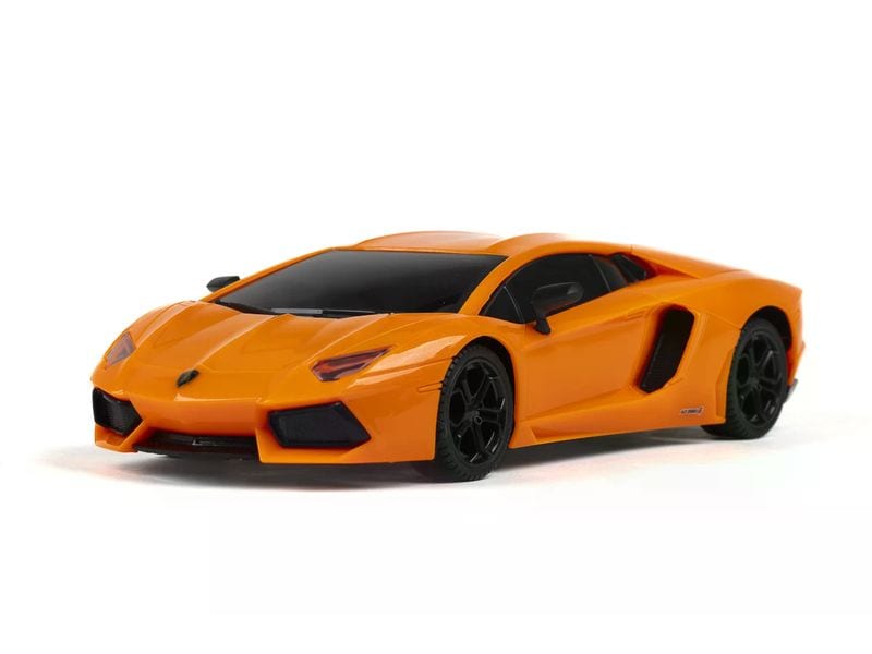 TEC-TOY Auto Lamborghini Aventador LP 700-4 mit Licht, Oran Ferngesteuerter Sportwagen mit Licht für Kinder ab 6 Jahren