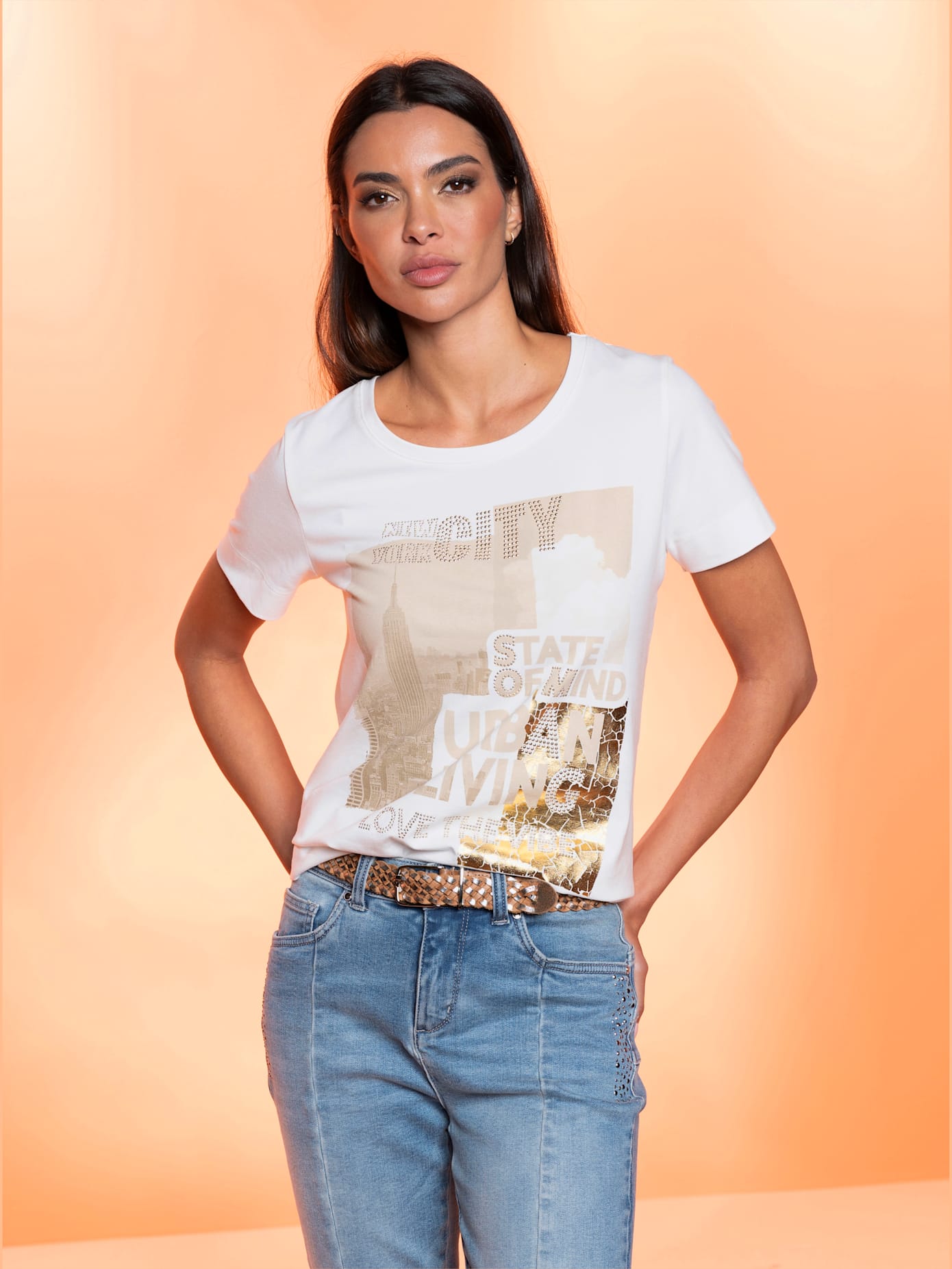 T-shirt imprimé motif imprimé