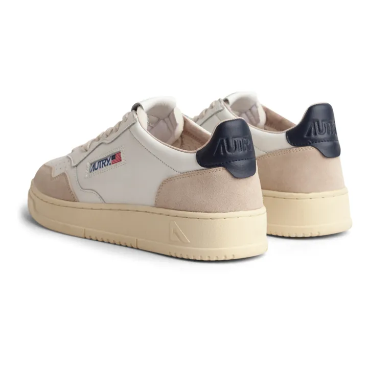 Autry Baskets Medalist Low Cuir/Suède | Bleu marine