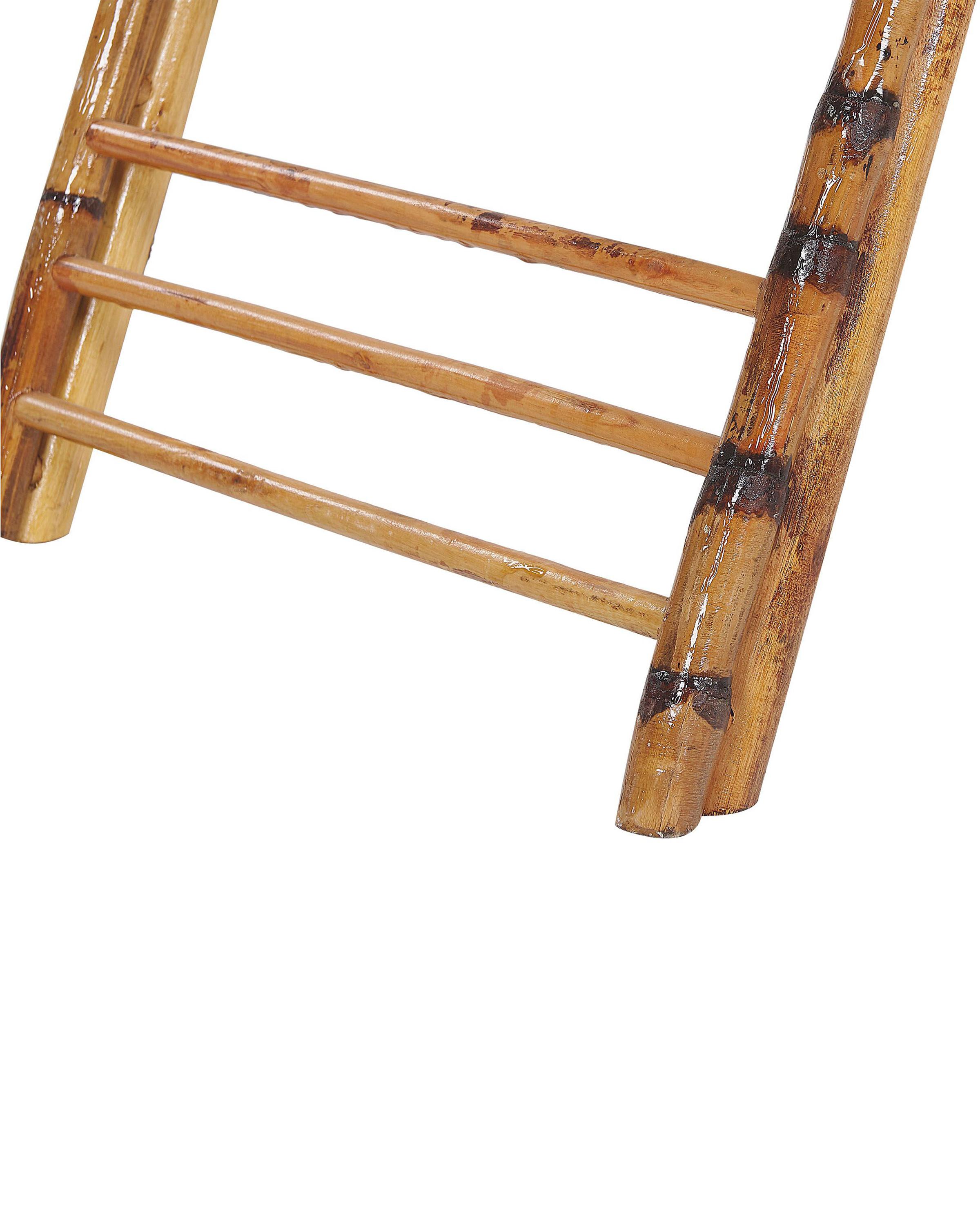 Set van 4 eetkamerstoelen inklapbaar TRENTOR Bamboehout Natuurlijk