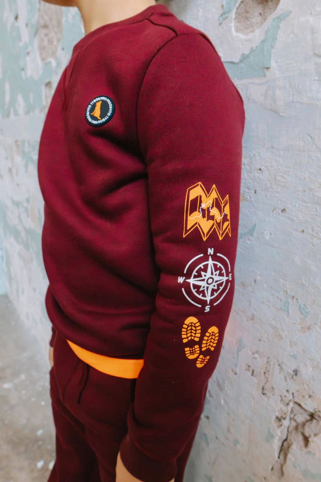 TYGO & vito sweater donkerrood