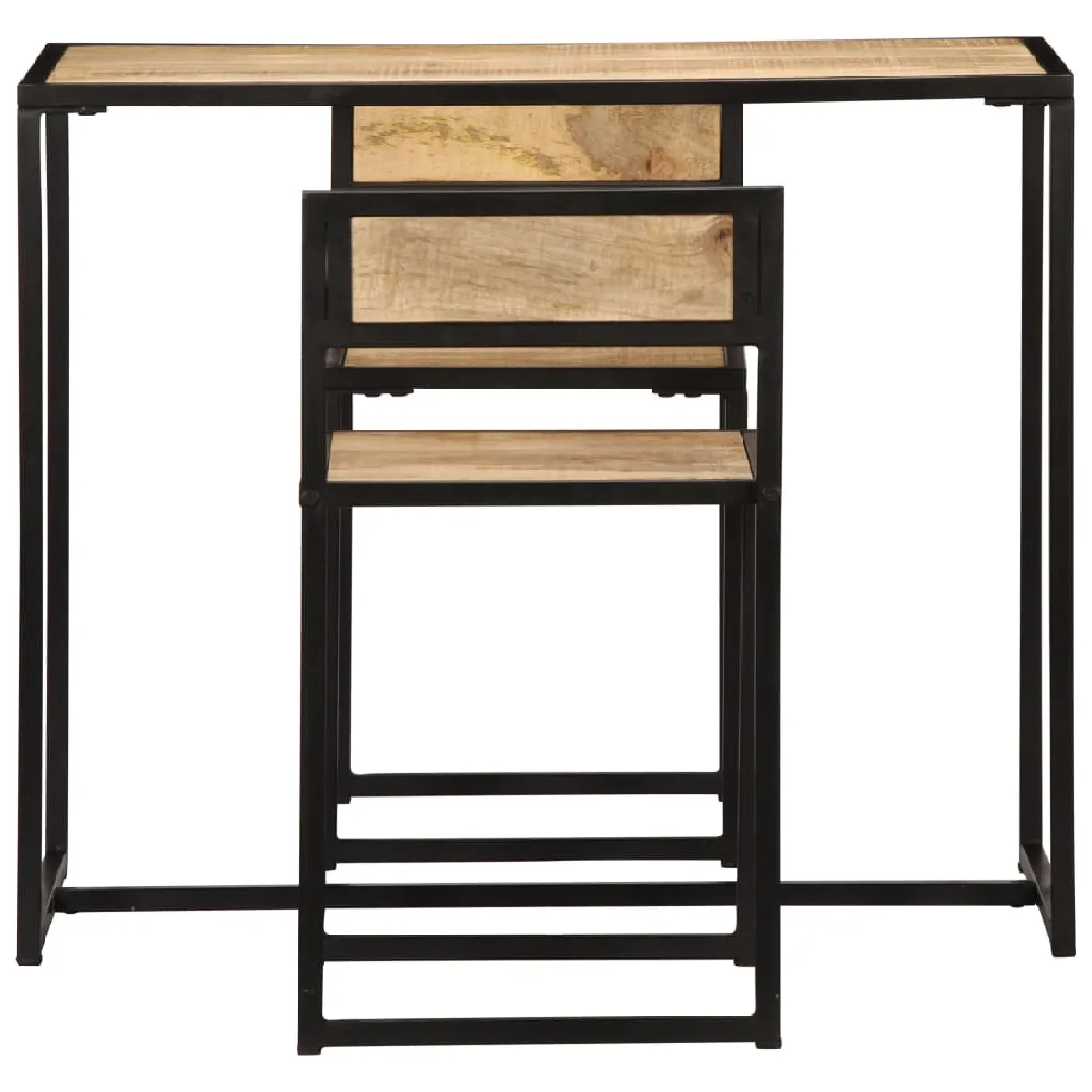 vidaXL Salle à Dîner 3 pcs Bois de Manguier
