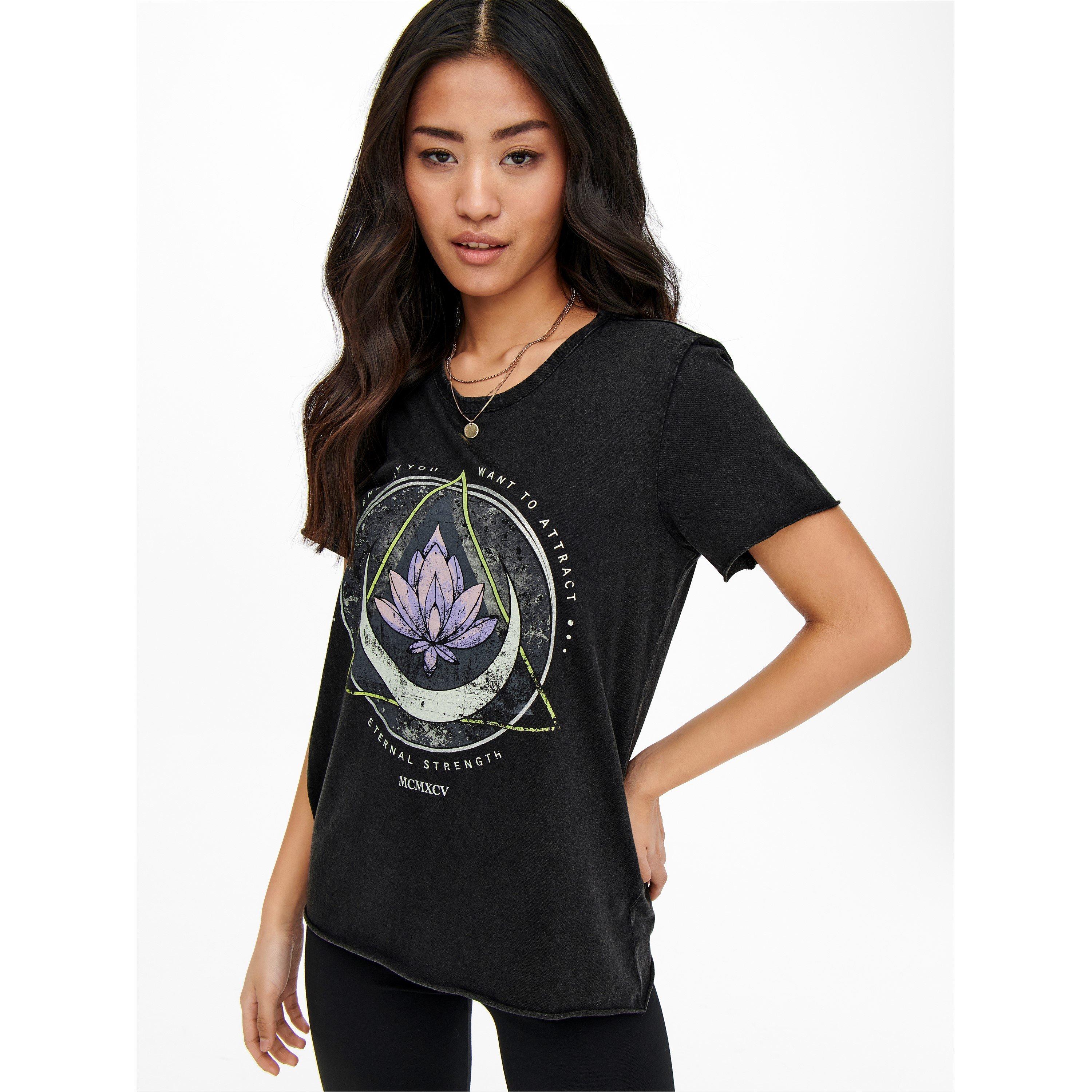 Only Lucy Short Sleeve Graphic T Shirt