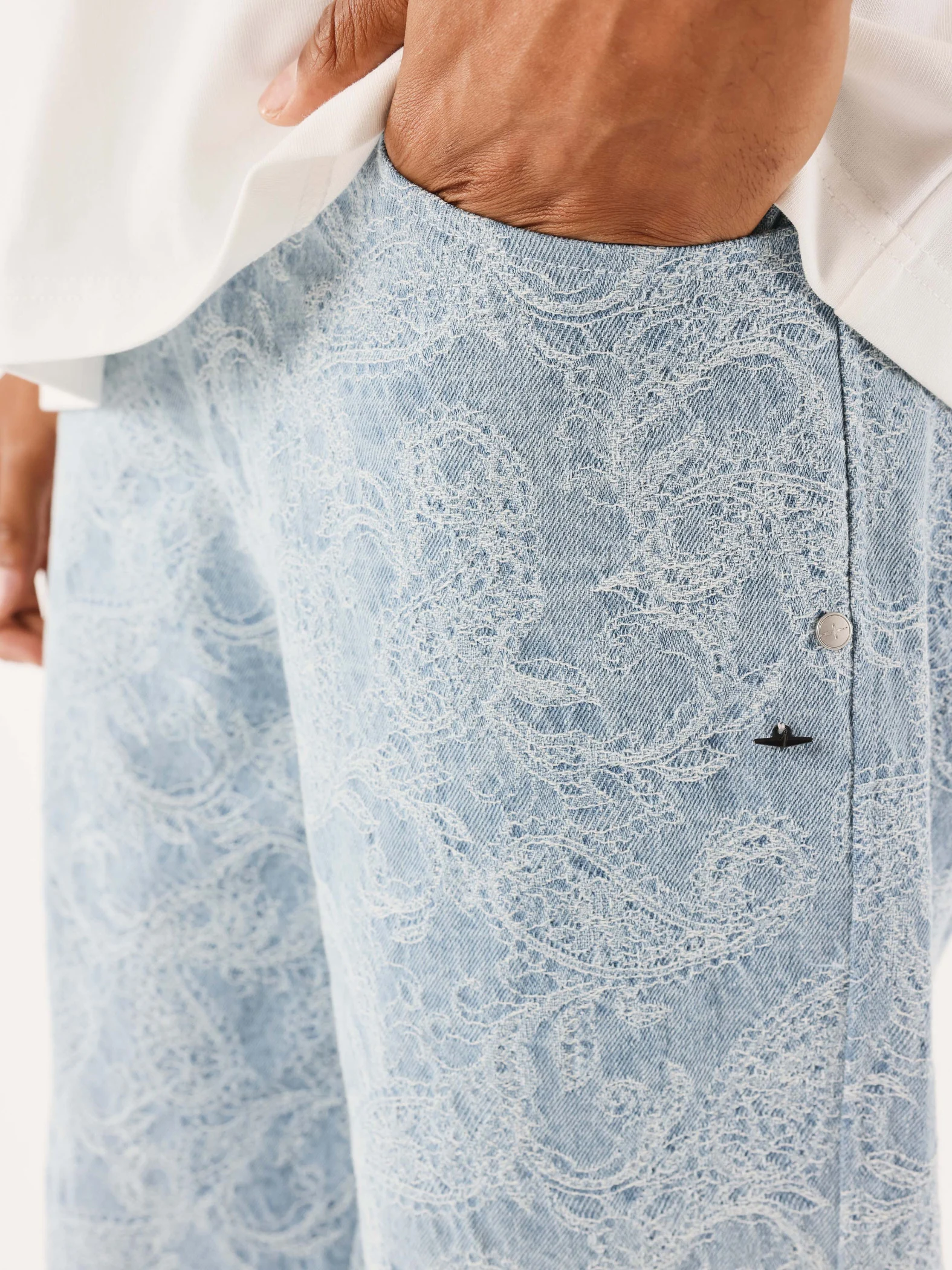 Project x Paris Vintage Jeans Heren Lichtblauw