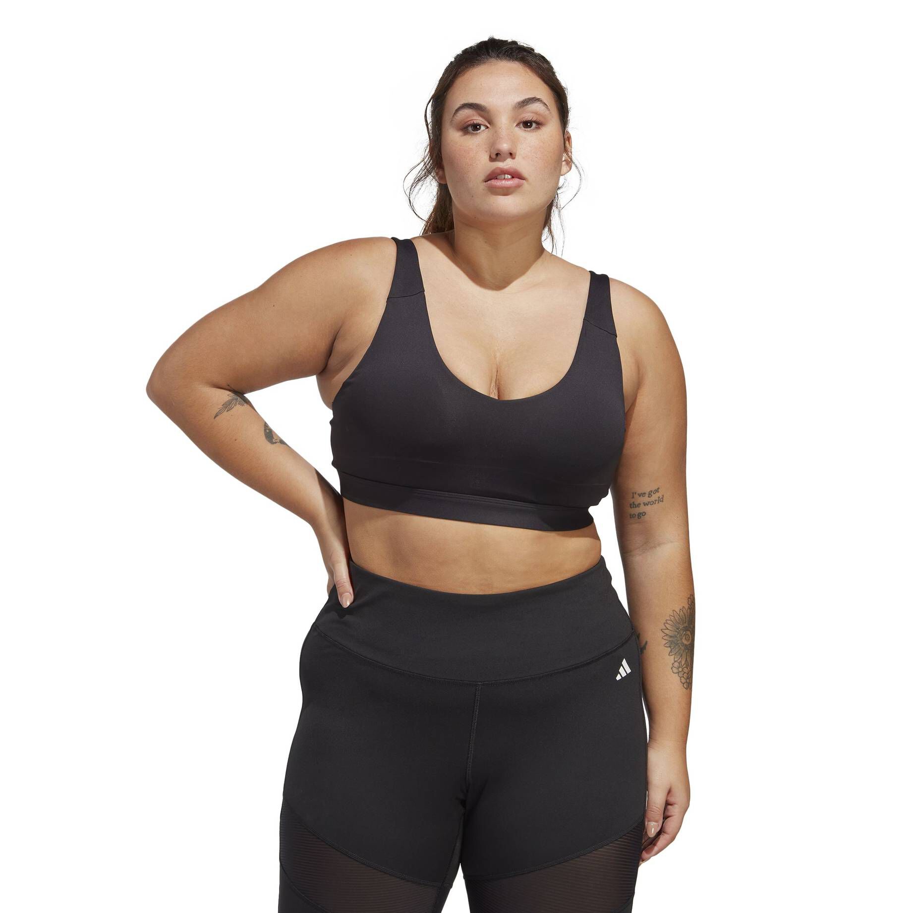 adidas Performance| Damen Sport BH DANCE LS PS